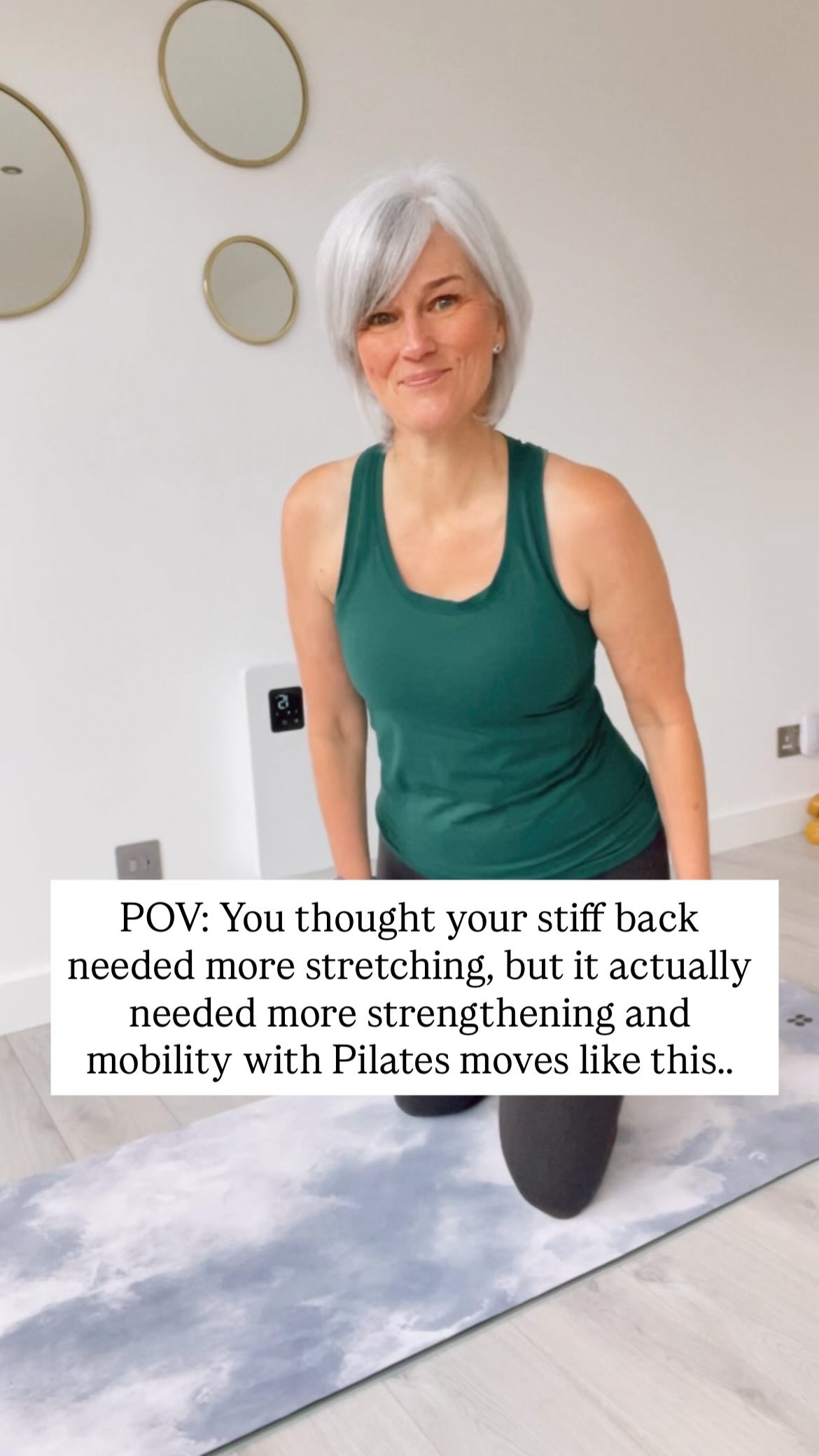 You don’t always need more stretching.
Often it’s more strength and core strength your back needs so it can feel supported again.
This is why controlled Pilates back and core exercises work:
👉🏻Builds support for your spine instead of just loosing it.
👉🏻 Helps your posture improve without forcing it.
👉🏻Cuts back stiffness in half.
👉🏻Get rid of that locked up feeling in your back.
And yes intentional strength work for your core and back does add up and makes a difference.
Especially when you stop guessing and start following a plan.
If your goal for 2026 is to feel stronger, cut back stiffness in half, build a stronger core and you want your body to support the life you want- not limited it!
That’s what I’ll teach you inside the 30-Day Strong Back Bootcamp. In 3 sessions under 30 minutes a week.
Comment “BACK” and I’ll DM you the link with all the details.💪🏻
#womenover50 #menopausefitness #midlifewomen #homeworkoutsforwomen #pilatesonline #backstiffness #lowerbackpainrelief