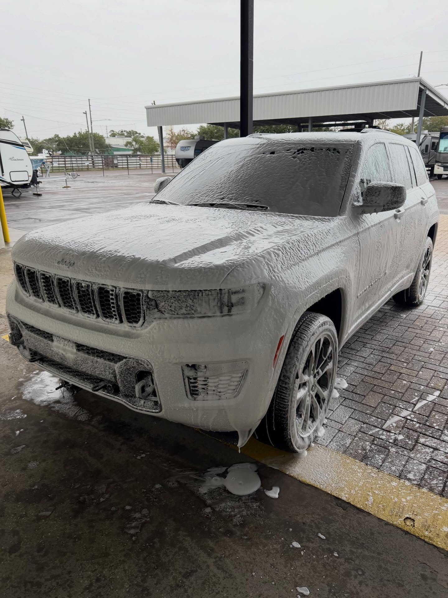 Full Exterior Detail on this ceramic coated jeep!