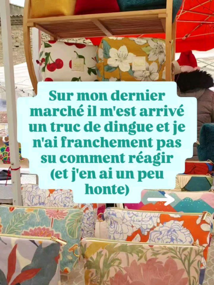 Parfois on ne sait pas bien ce qu'il se passe dans sa tête... mais l'essentiel c'est d'en tirer des leçons. Perso je viens d'en apprendre une belle !
Je profite de ce post pour saluer la femme en charge de la sécurité du marché, son courage, sa réactivité et sa gentillesse. Elle m'a bluffé et a géré la situation au mieux vu les circonstances. Alors merci à elle 🤍
#wtf #brèvedemarché #marseille #capeutarriveratoutlemonde #marchédecréateurs