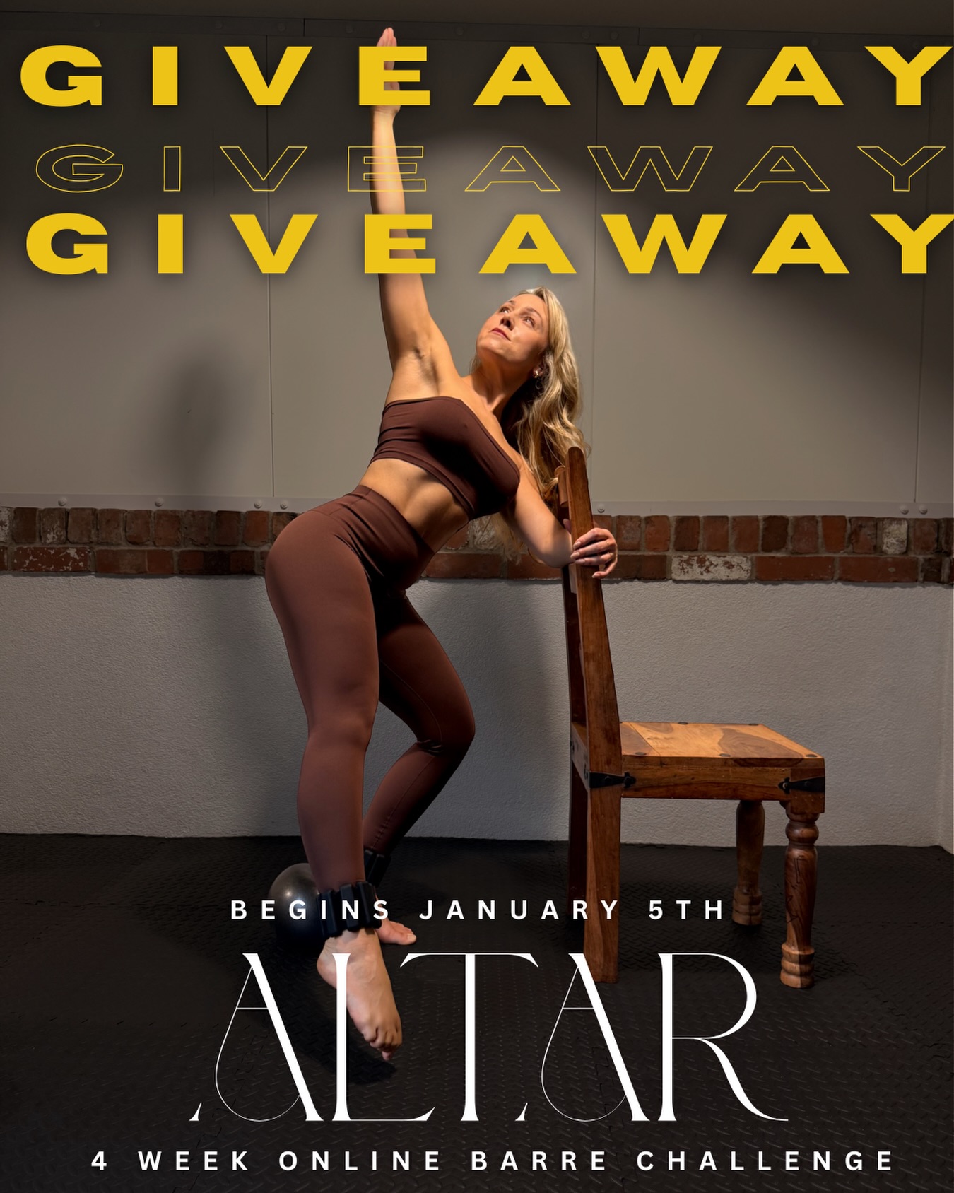 ✨ GIVEAWAY — ALTAR: DEFINE & GLOW ✨
To celebrate the upcoming launch of ALTAR — DEFINE & GLOW, I’m gifting one free place in the 4-week barre program beginning January 5th.
ALTAR is a practice of strength, presence, and devotion — a return to the body as something sacred, cared for, and lived in.
What’s included:
• 4 weeks of Barre & Barre Sculpt
• 4 sessions per week (Mon, Wed, Fri & Sat)
• 20–30 minute classes
• Intermediate level
• 3 months online access to all sessions
• Clear, intentional programming you can return to
To enter:
1. Follow both @torilouise_body.altar & @barrealtar
2. TAG ME & Share this post to your stories (or I won’t see it)
3. Tag 3 friends in the comments (each comment = one entry)
✨ Winner will be announced Christmas Eve ✨
Open to those ready to move with intention, build strength, and glow from the inside out.
Good luck — and welcome to the altar.
#onlinebarrechallenge #BodyAltar #BarreAltar
#BAMethod #BACommunity #BAbody
#barrebody #mybodymyaltarmyhome #BAspicy
#barre #barrefitness #barreworkout #barreclass #barreinstructor #barreonline #barresohard #barrefit #barrebody #barreaddict #barrelove #barrestrong #barrepilates #barreclasses #barrestudio #barreondemand #pilates #lowimpactbarre #spicybarreburn #barrebody