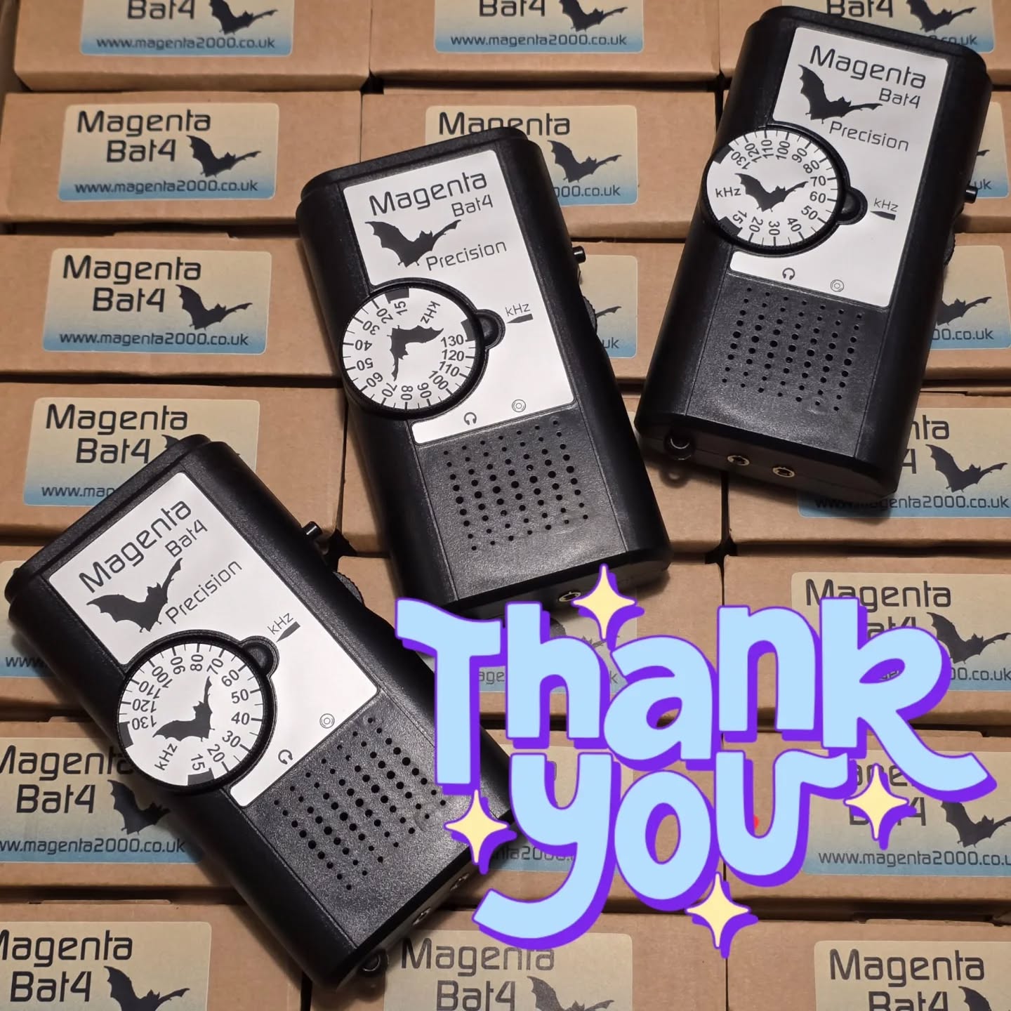Thank you to everyone who supported our bat walk Crowdfunder - it's now finished and we smashed our target!
All our funder rewards have been dispatched and should reach you soon if bought one. 😬
We're super excited that our brand new set of bat detectors and thermal night vision camera have just arrived, all ready for our public bat walks starting in Spring. We couldn't resist testing the camera on our puppy Pablo at night time - we can't wait to see it reveal bats flying in the dark! 🦇🦇🦇
To book our free bat walks, follow our FB and Instagram pages as we'll announce the next dates in Spring 2026.