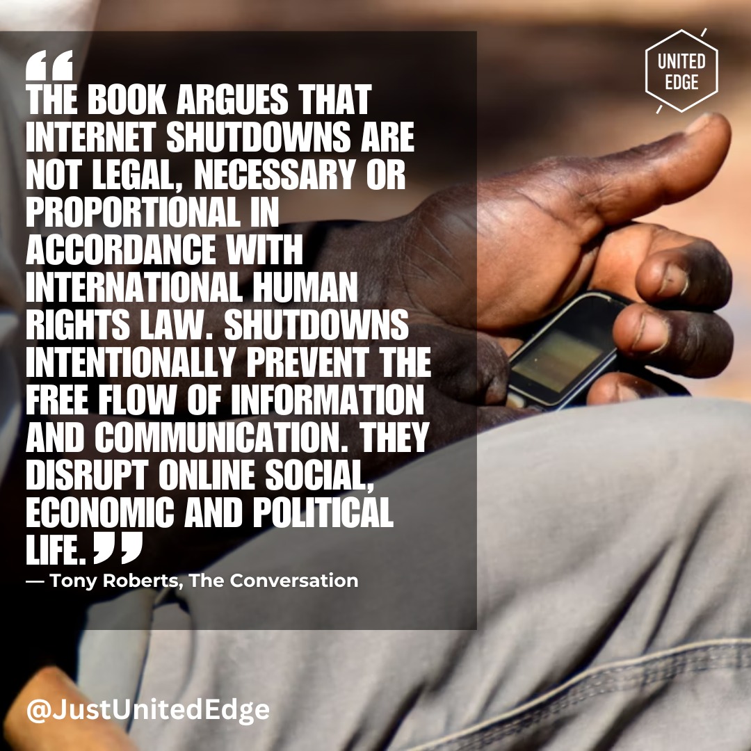Across Africa, governments are increasingly shutting down the internet during elections, protests, and other political moments, cutting off communication, education, work, and civic life for millions. The new book, “Internet Shutdowns in Africa: Technology, Rights and Power,” unpacks how these shutdowns have surged over the past decade and why they’re not just technological outages but also attacks on human rights and democratic participation. Read the review and find the free download link here: https://bit.ly/3XXBMdj LINK IN BIO
#InternetShutdowns #DigitalRights #FreedomOfExpression #HumanRights #Africa #InternetFreedom #RightToConnect #InformationAccess #DigitalJustice #InternetForAll #CivilLiberties #DigitalInclusion