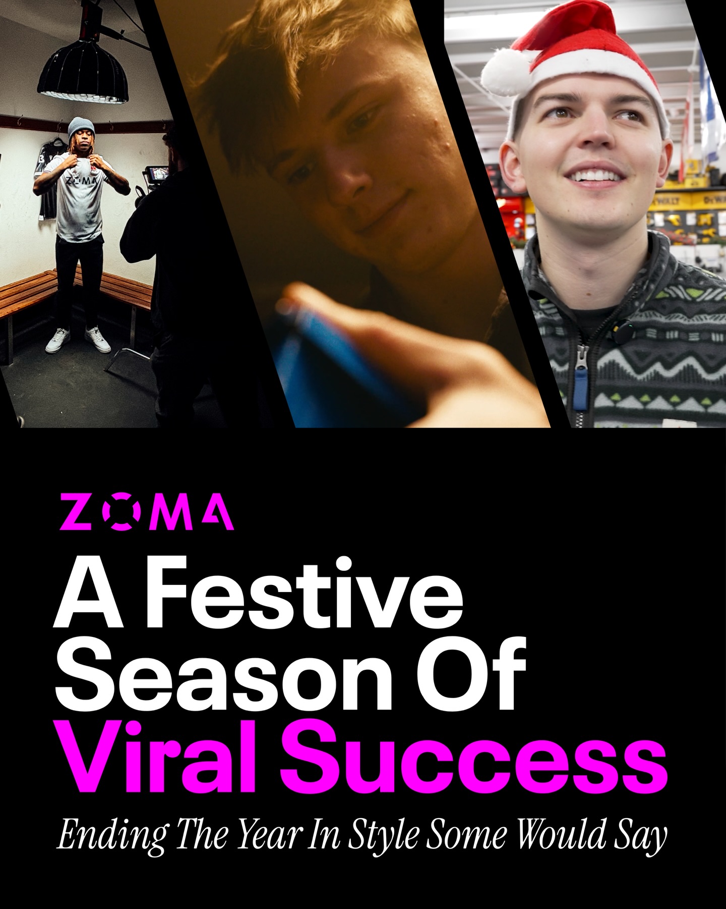 🎅🏻🎄 It’s been a festive season of Viral Success at ZOMA.
While most were winding down for the holidays, our team was watching the stats climb as we delivered three viral campaigns in quick succession. At ZOMA we believe the unfair advantage lies in creating video content that doesn’t just draw views and collect likes, but translates to real business impact for our clients. Seeing all 3 of these campaigns take off - with Dundalk FC jerseys selling at record speed - proves that authentic, relatable storytelling is what cuts through the noise on social media.
Here is a look at some of those magic numbers in December.
⚽ Dundalk FC Kit Launch: We teamed up with local music star sensation Reggie to launch the new home and away jerseys of Dundalk. A massive 230,000+ views across all platforms and 8,900 likes. The video has been widely acclaimed online, with fans calling it one of the best kit launches in League of Ireland history. We’d love to stay humble, but the Dundalk fans have spoken, and they clearly have great taste.
🛠️ Toolfix “For The Builders Of Tomorrow” Christmas Video: A poignant, multi-generational story that clearly struck a chord. This heartwarming narrative followed a young boy’s journey to becoming a tradesman, pulling in 195,700 views and proving that great storytelling always wins.
🎁 ZOMA x Toolfix Giveaway: Starring our very own Chris and Pete, the video exploded out of the gates, and has racked up over 62,000 views in just 6 days.
Huge thanks to all our partners for trusting us to tell their stories.