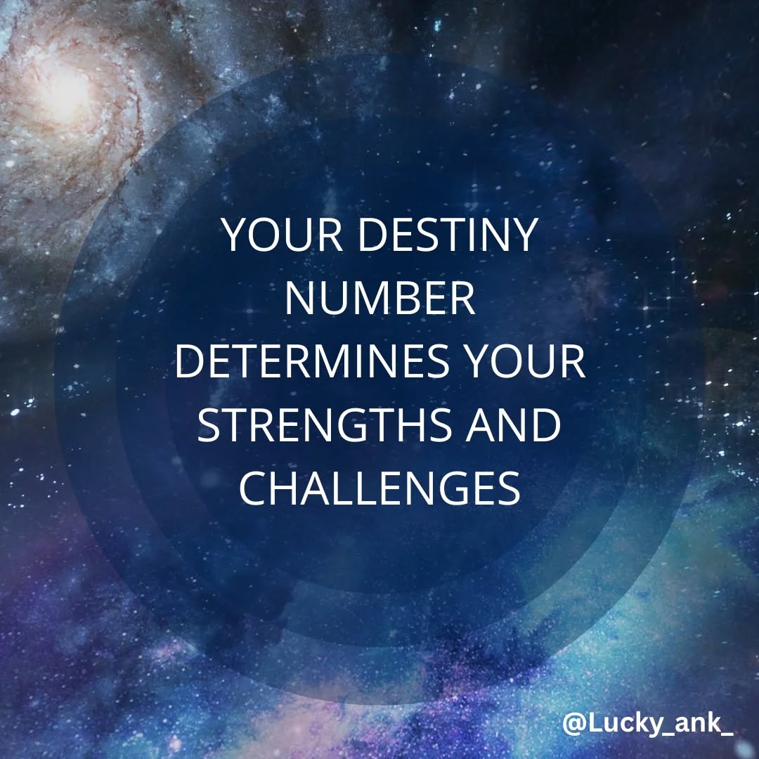 Your destiny number shapes your strengths and challenges, guiding the path you’re meant to walk. ✨
#Numerology
#DestinyNumber
#LifePathNumber
#NumerologyReading
#SpiritualGuidance
