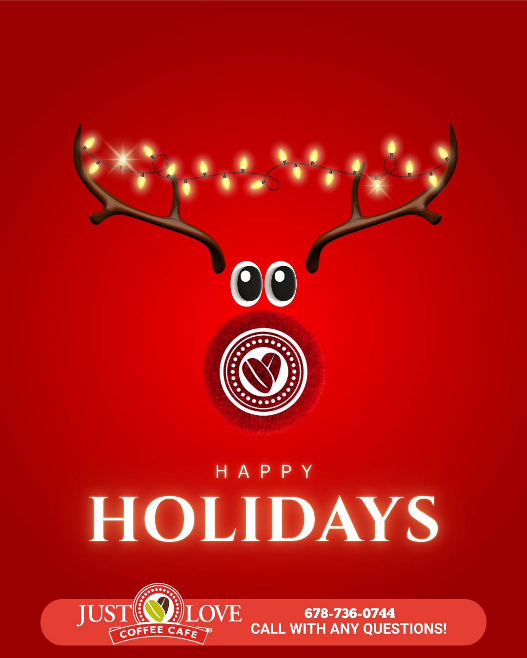 Wishing you a season full of warmth, joy, and Just Love! ๐โ
Whether you're sipping on your favorite latte or spreading cheer with a gift card, weโre here to make your holidays even brighter.
โค๏ธ Happy Holidays from all of us at Just Love Coffee Cafรฉ!
๐ 1110 Hammond Drive, Sandy Springs, GA
๐ (678) 736-0744
โฐ MonโFri: 7 AM โ 5 PM | SatโSun: 8 AM โ 5 PM
๐ justlovecoffeeatlantaperimeter.com
#JustLoveCoffee #HappyHolidays #EatDrinkLove #CoffeeWithLove #SandySpringsGA #HolidayVibes #FestiveFuel #WarmWishes