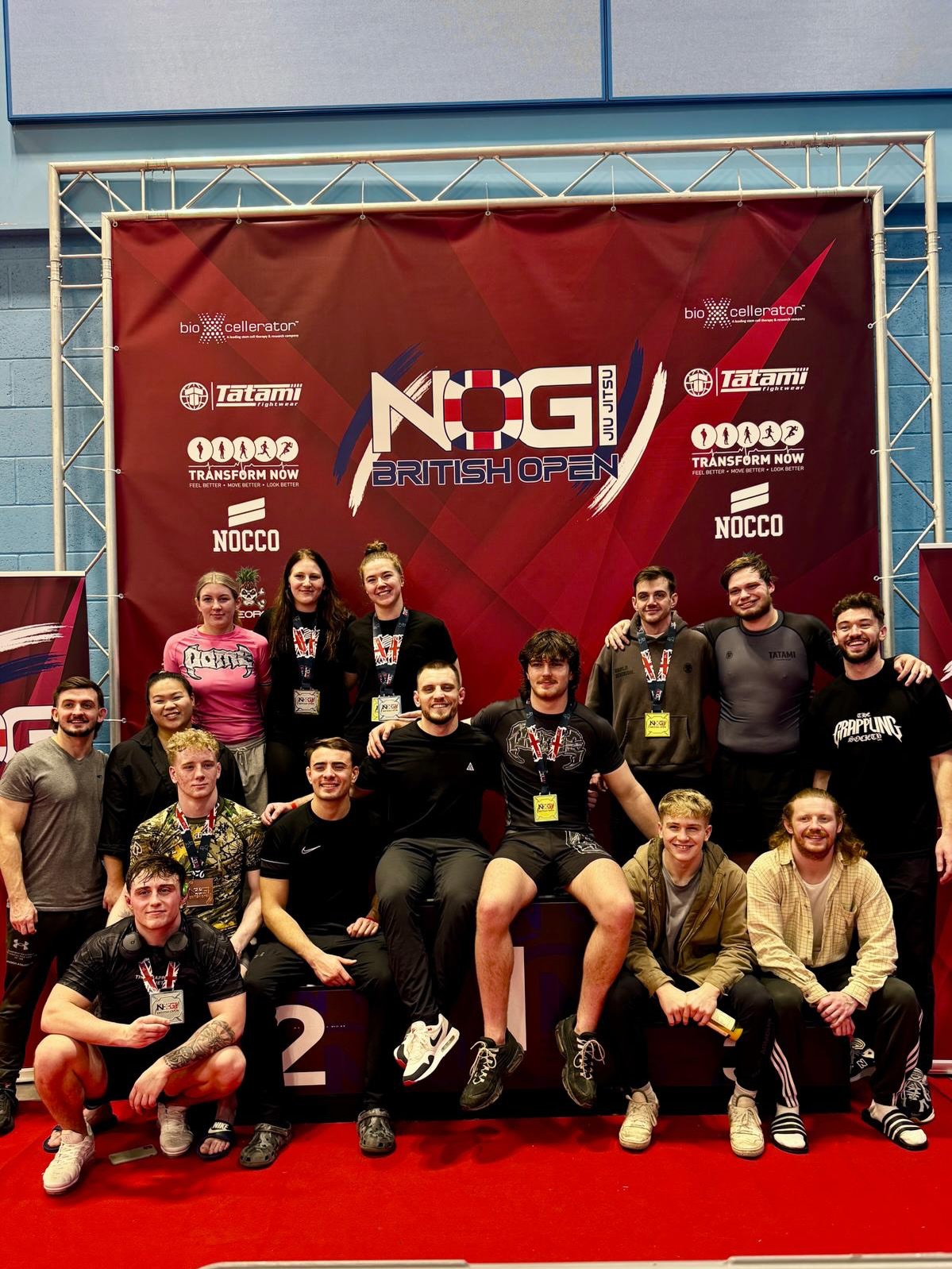 British Open No Gi, Dec 2025. Adult team champions 🏆
Adam Edmondson - Silver 🥈
Tommy Turner - Gold 🥇
Tom Hirst - 🥇
Sam Holladay - 🥉
Holly Jackson - 🥇🥈
Courtney Kaye - 🥇🥈
Eddy Kaye - 🥉🥉
Weeks of hard prep showed in many performances across the weekend. Congratulations to everyone who stepped up and represented not only the team but themselves in pursuit of improvement. Not bad for a gym that’s only 8 months old 🙌🏻