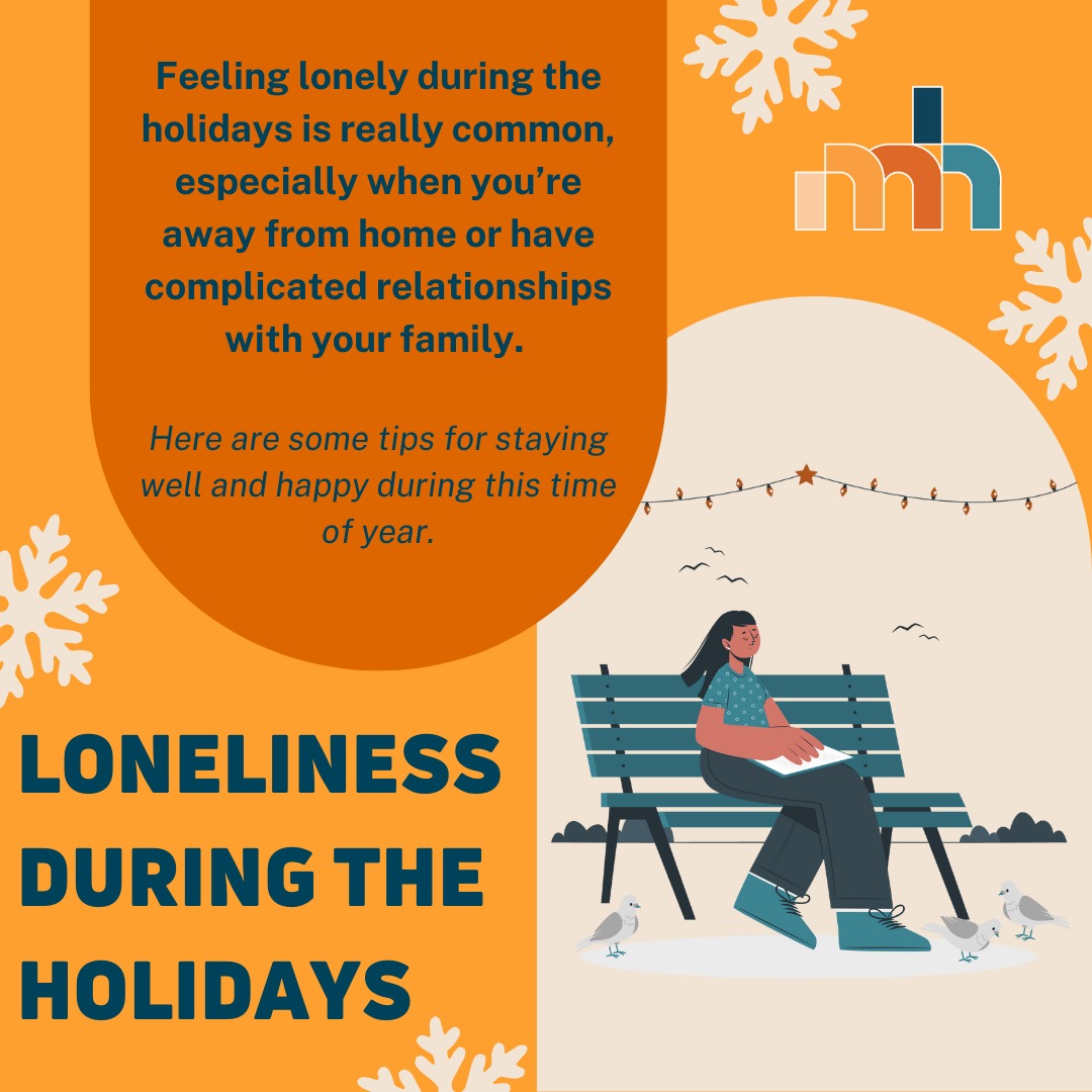 MindHealth Advent: Day 8
- - - - - - - - - - - - - - - - - - - - - - - - - -
Feeling lonely during the holidays is common - between hospital placements and being away from your usual support network, this season can feel heavy for many of us.
If you’re struggling to find your inner festive spirit - just remember, you aren't alone. Here are a few ways to protect your peace and find connection this winter break!
#mindhealth #mentalhealth #mentalwellbeing #advent #loneliness #tips #christmas #medstudents #selfcare #love #winter