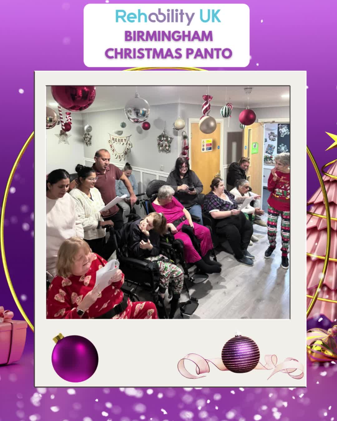 🎄✨ At-Home Christmas Panto Fun! ✨🎄
We were delighted to welcome the at-home Christmas panto Oliver! to one of our Birmingham services, brought to us by Northeast Producers. The performance was full of laughter, brilliant sing-along songs, and plenty of interactive moments that had everyone smiling from start to finish.
Having the panto come directly to our service meant everyone could enjoy the magic of live theatre in a comfortable and familiar setting, making it an extra special festive experience. It was wonderful to see so much engagement, laughter, and Christmas cheer shared by all.
A big thank you to the performers for putting on such an entertaining and memorable show — the perfect way to celebrate the festive season together! 🎭🎶✨
#ChristmasPanto #Oliver #FestiveFun #ChristmasCheer #InclusiveEvents #RehabilityUK