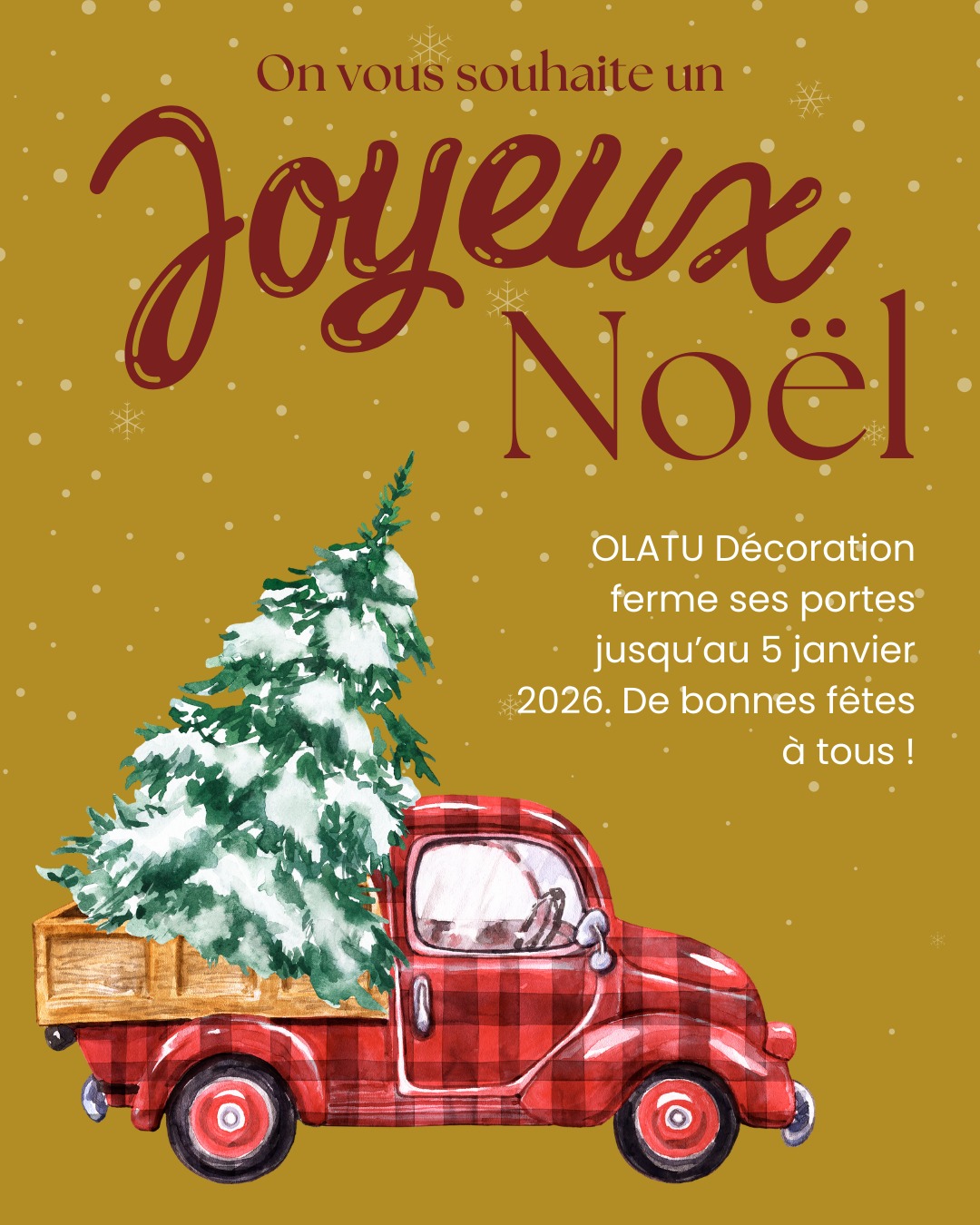 HoHoHo !🎅
Il est temps pour moi de faire une petite pause bien méritée et de profiter de cette période de fêtes pour me ressourcer et réfléchir à tous les nouveaux projets qui m'attendent.
Je vous souhaite à toutes et tous de belles fêtes de fin d'année, de profiter de vos proches.
On se retrouve pour de nouvelles aventures décoratives en 2026 !
#noël #decorative #deco #décoration #christmastime🎄 #paumaville #paysbasque