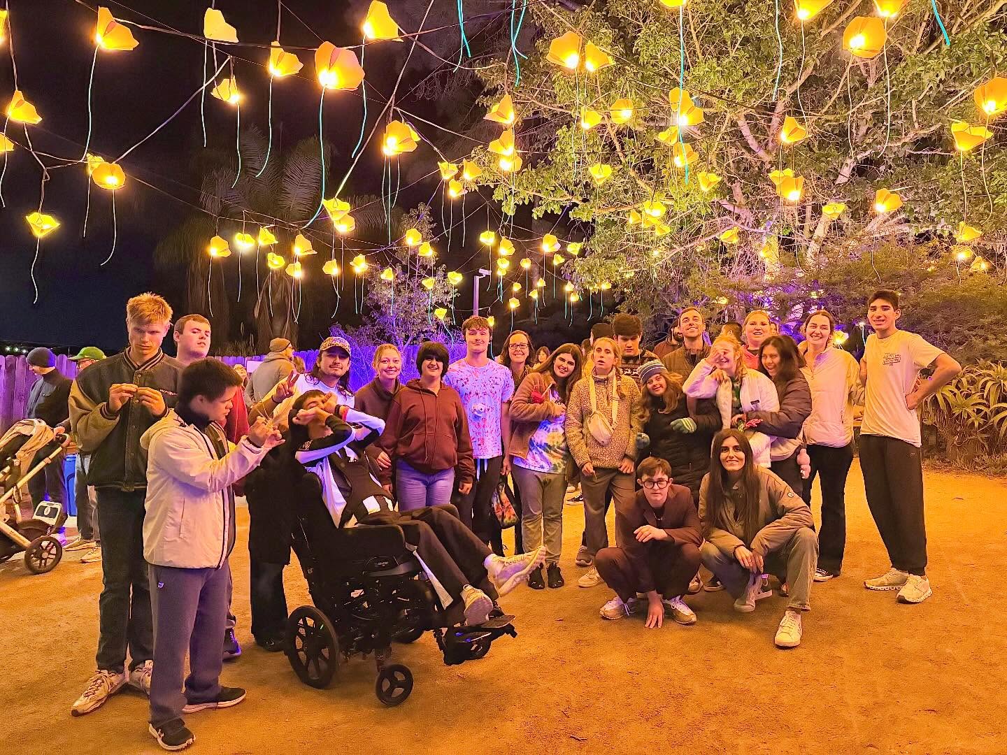 โจ Holiday magic at the SD Botanic Garden โจ Community STRIDES soaking up the lights, joy, and togetherness. Happy Holidayโs everyone! ๐
