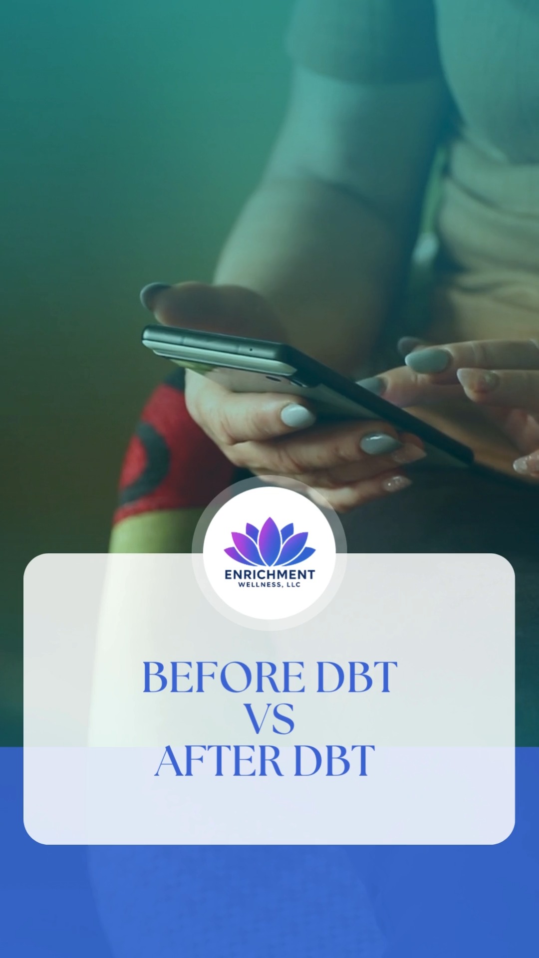 DBT gives you tools to shift from emotional chaos to emotional clarity.
You deserve peace.
Start DBT at Enrichment Wellness
Link in bio.
www.enrichmentwellness.com
#BeforeAfterDBT #EmotionalGrowth #HealingJourney #EnrichmentWellness