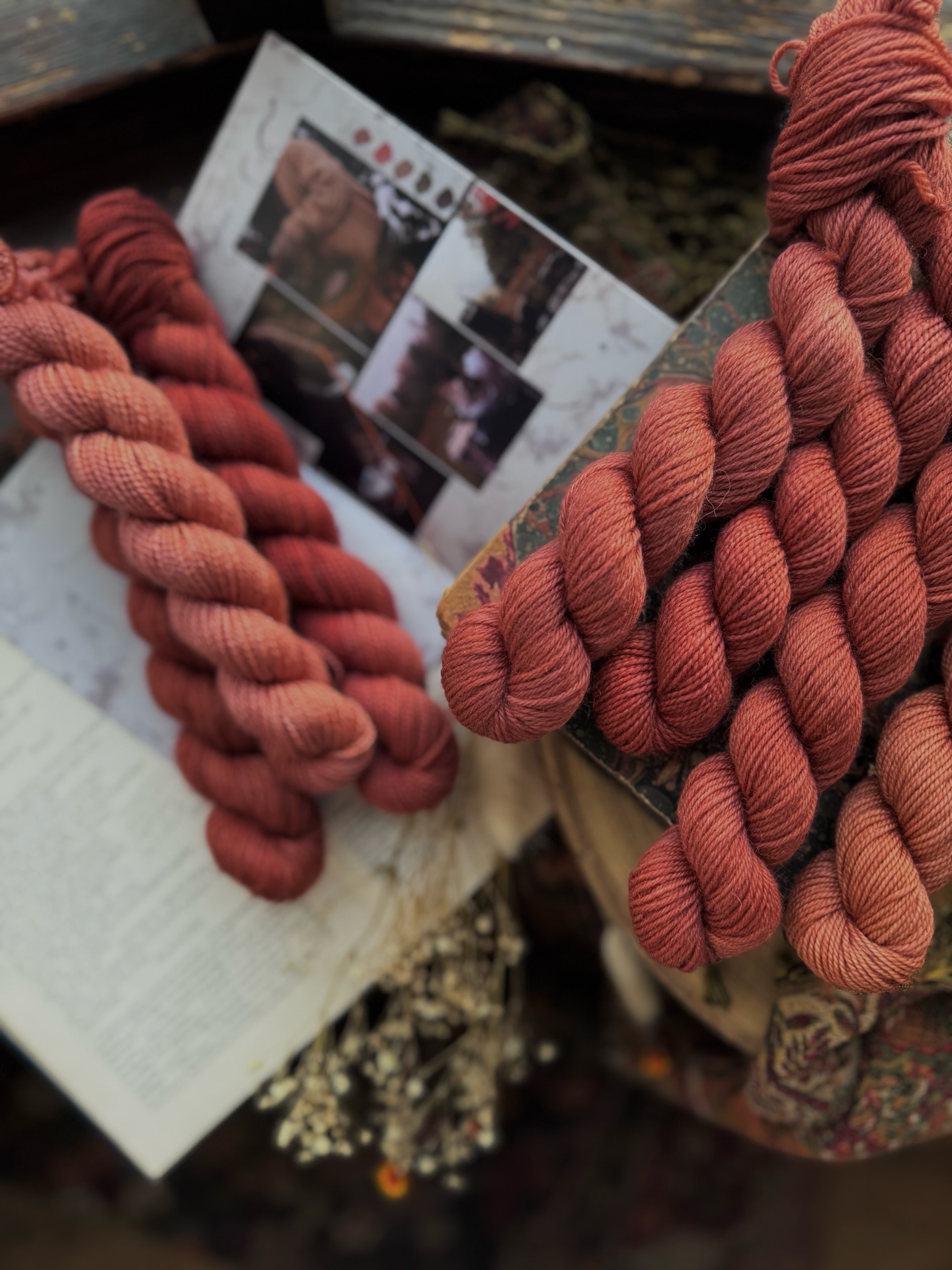 ‘Stayed for the sounds’ ✨ Day 14
A perfectly autumnal coral inspired by the leaves in the moodboard. It’s pink with a little rust!