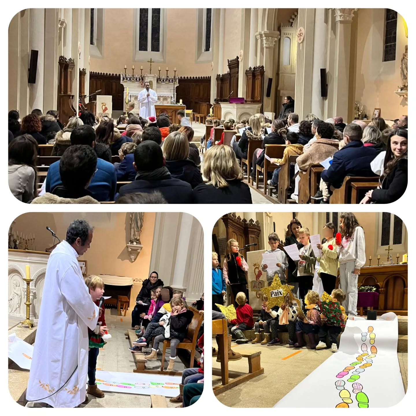 ✨ Célébration de Noël à l’École Les Abeilles ✨
Mardi 16 décembre, enfants, familles et équipe éducative se sont réunis pour célébrer Noël dans la joie et le partage.
Un beau moment de communion, de sourires et d’espérance, vécu ensemble à la veille des fêtes de Noël. 🎄🤍
Merci à tous pour votre présence et votre engagement qui font vivre l’esprit de Noël au cœur de notre école.
#ecolecatholique #enseignementcatholique