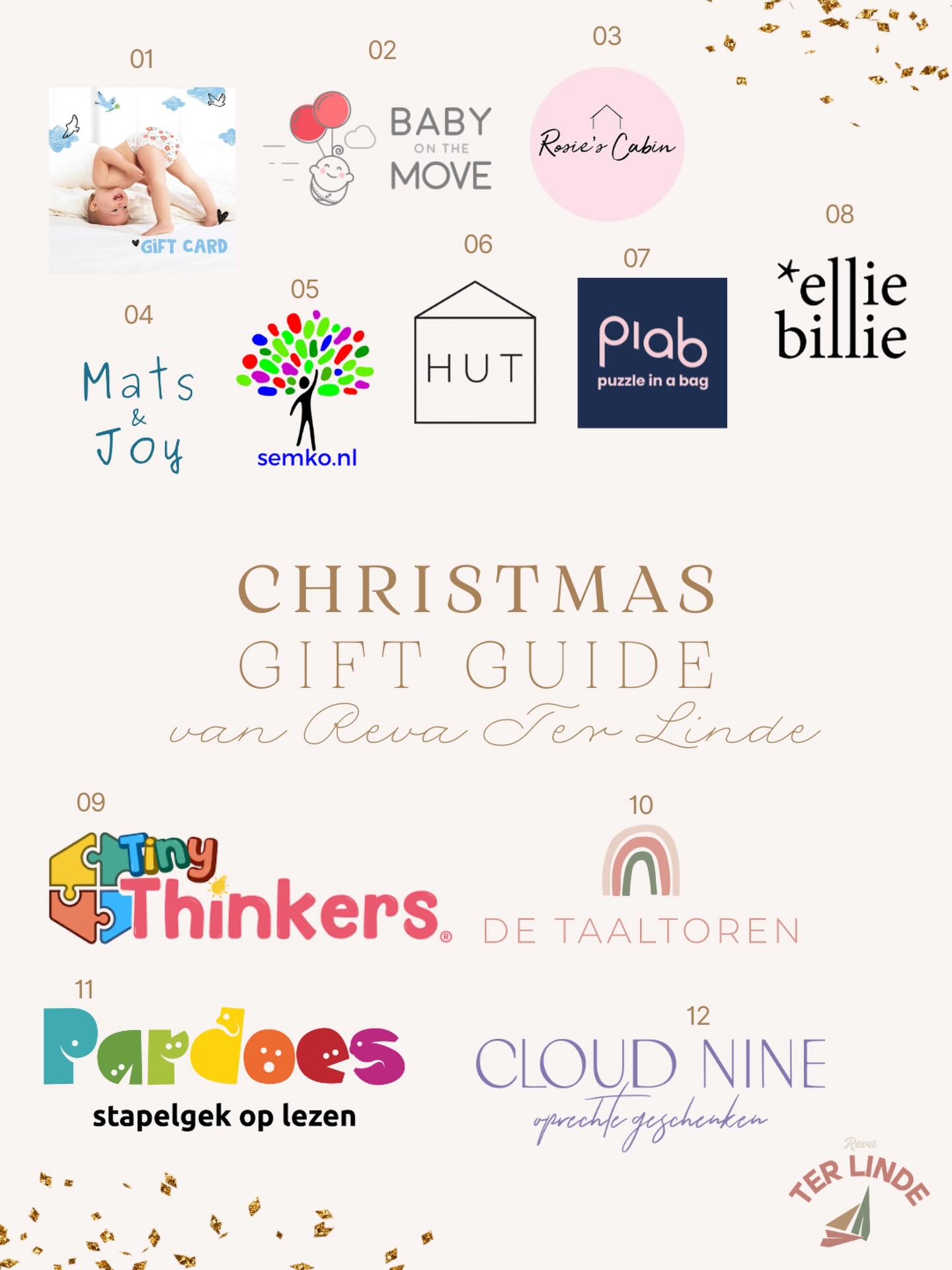 Nog last minute cadeaustress? Neem eens een kijkje bij onze sponsors!
1. Een bon van @woosh.care voor ouders in spé of kersverse ouders zodat ze op een duurzame manier hun oogappel kunnen verversen
2. Ook ideaal voor ouders in spé of kersverse ouders: alle hebbedingen voor mama’s en baby’s bij @babyonthemove_com
3. Leuke meubeltjes bij @rosiescabin_be
4. Speelmatten bij @matsjoy_playmats
5. Educatief speelgoed bij @semko_onderwijs
6. Leuke interieurspullen en hebbedingen bij @hutshopbe
7. Voor de puzzelaars een puzzel van @puzzleinabag
8. Educatief speelgoed bij @elliebillie.be
9. Nog meer educatief speelgoed bij @tinythinkers.nl
10. Wie graag aan de slag gaat met taal kan terecht bij @detaaltoren
11. De leukste kinderboeken bij @kinderboekhandelpardoes
12. Allerlei geschenken en hebbedingen bij @cloud_nine_conceptstore
Nog steeds geen inspiratie? Wist je dat je via trooper bij bijna elke webshop kan shoppen én daardoor ons steunt? Check onze pinned post voor meer info!