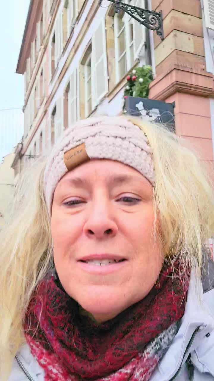 A petite glimpse of the Christmas Market in Strasbourg France. This is Europe's largest Christmas Market with over 100 stalls. Sadly, we are here during the morning.