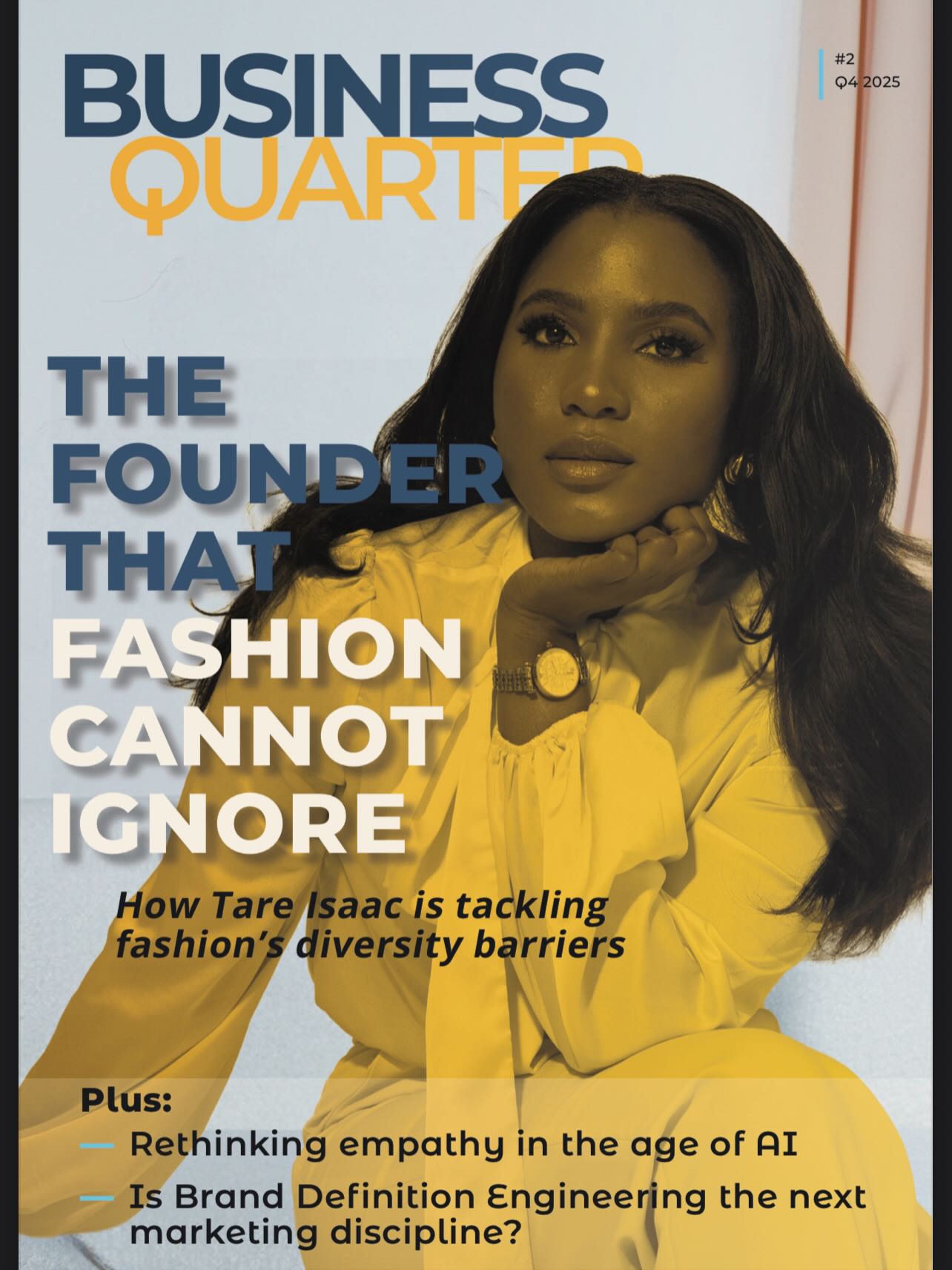 Honoured to be featured in Business Quarter with a 8-page spread on building UDGN and navigating creative entrepreneurship.
Thank you to the editorial team for the thoughtful coverage.