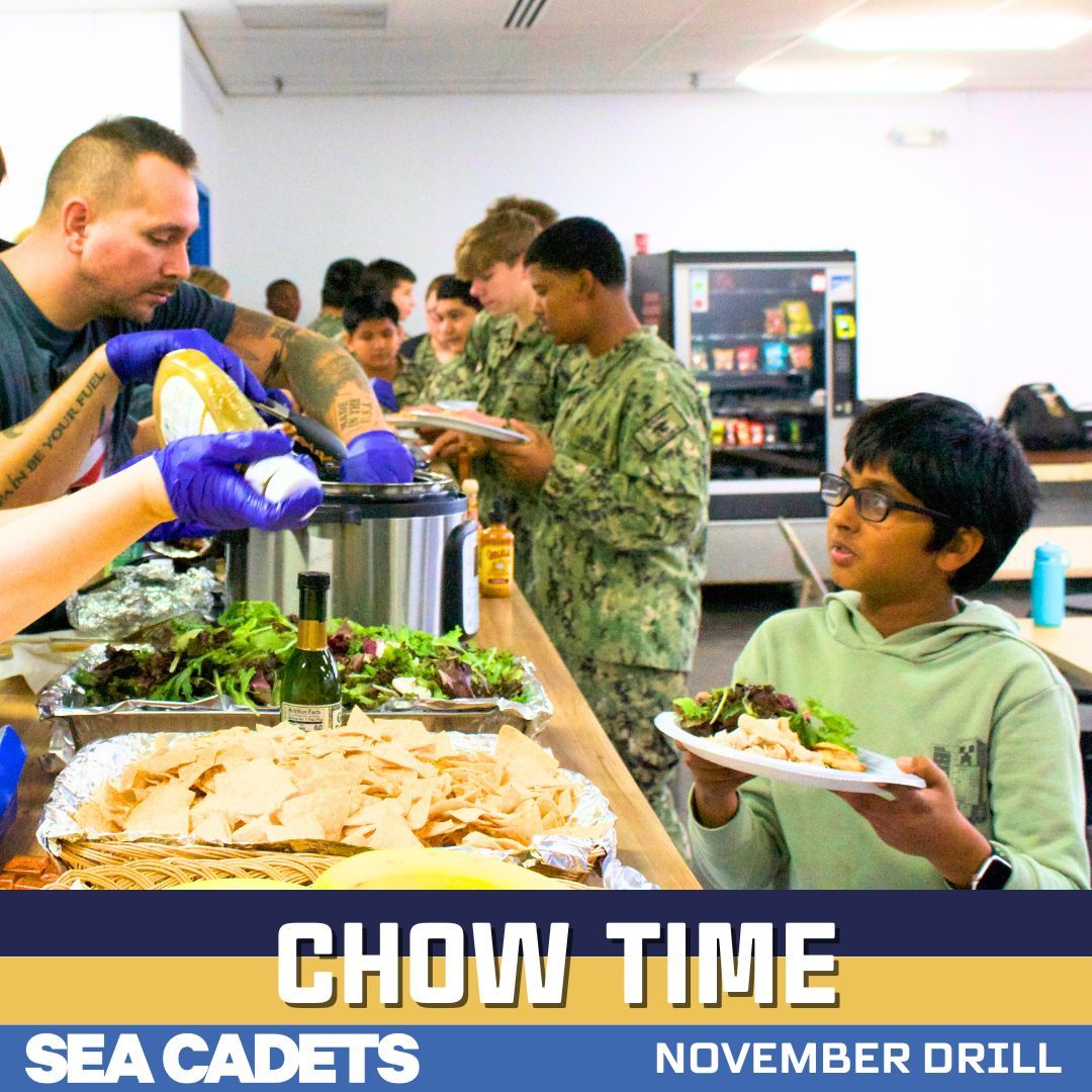 ๐ฝ๏ธโ **Chow Time at Drill!** โ๐ฝ๏ธ
Cadets are fueling up with **chow time** at drill โ the perfect break to recharge, connect with shipmates, and get ready for the rest of the dayโs training. ๐ช๐ Whether itโs a quick bite or a full meal, chow time is all about teamwork, good food, and great energy!
#SeaCadets #ChowTime #CadetLife #FuelForTheMission #Teamwork #DrillDay #ProudCadets