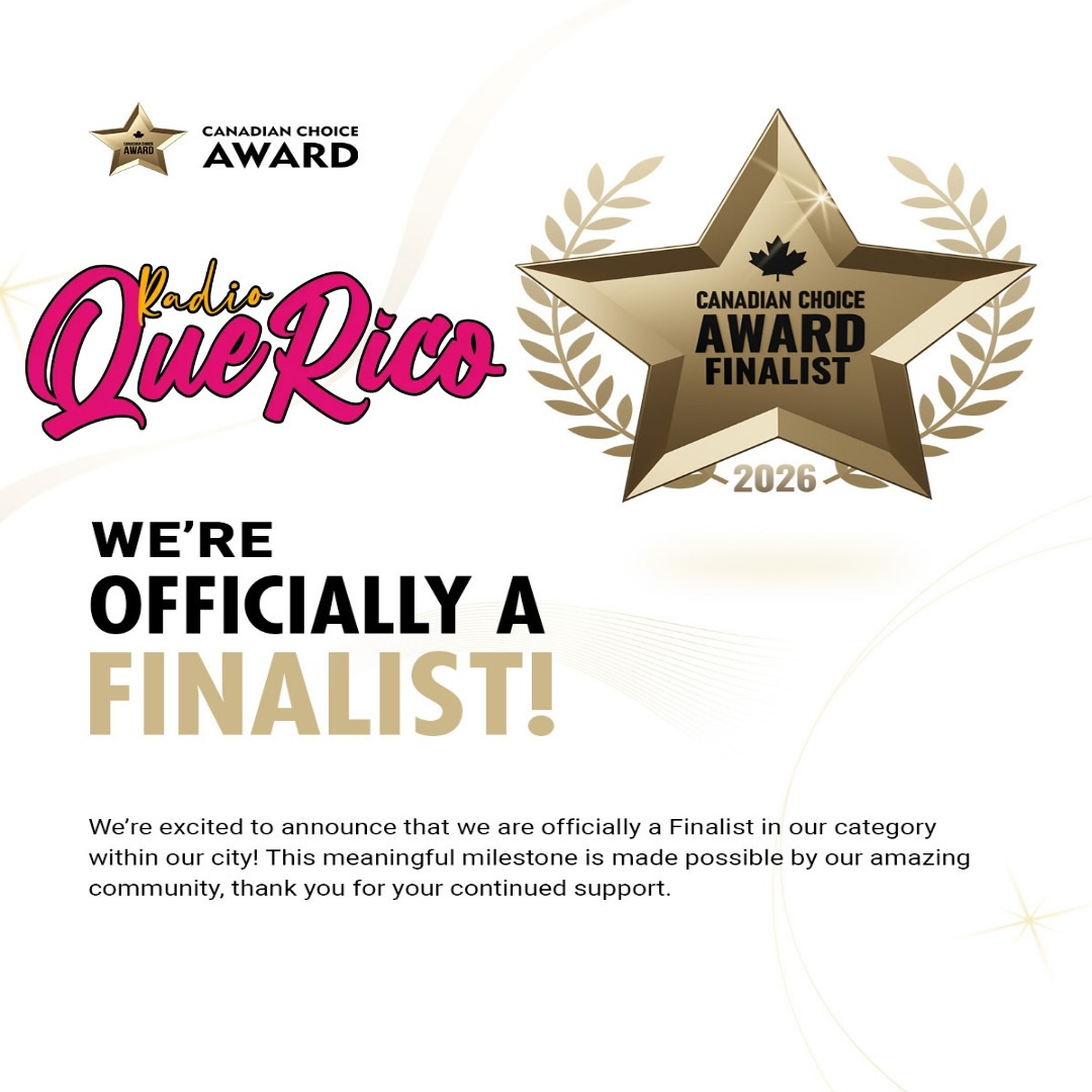 Bueno mi gente it’s official!!!!
For the second year in a row we are an official Finalist for @canadianchoiceaward 2026!!!
Sonriele a la vida y da gracias a papa Dios y todos ustedes que nos apoyan!!!
Gracias Thank you Merci to our team and their hard and dedicated hours!!!
@dhabloguerrero @latinjukebox_ @djfreddybeatzz @freddytejada_ @jplaesencia @brotherh24
#TeamQuRico #canadianchoiceaward2026 #ottawaradio #ottawasfuture ottawaslatinradiostation