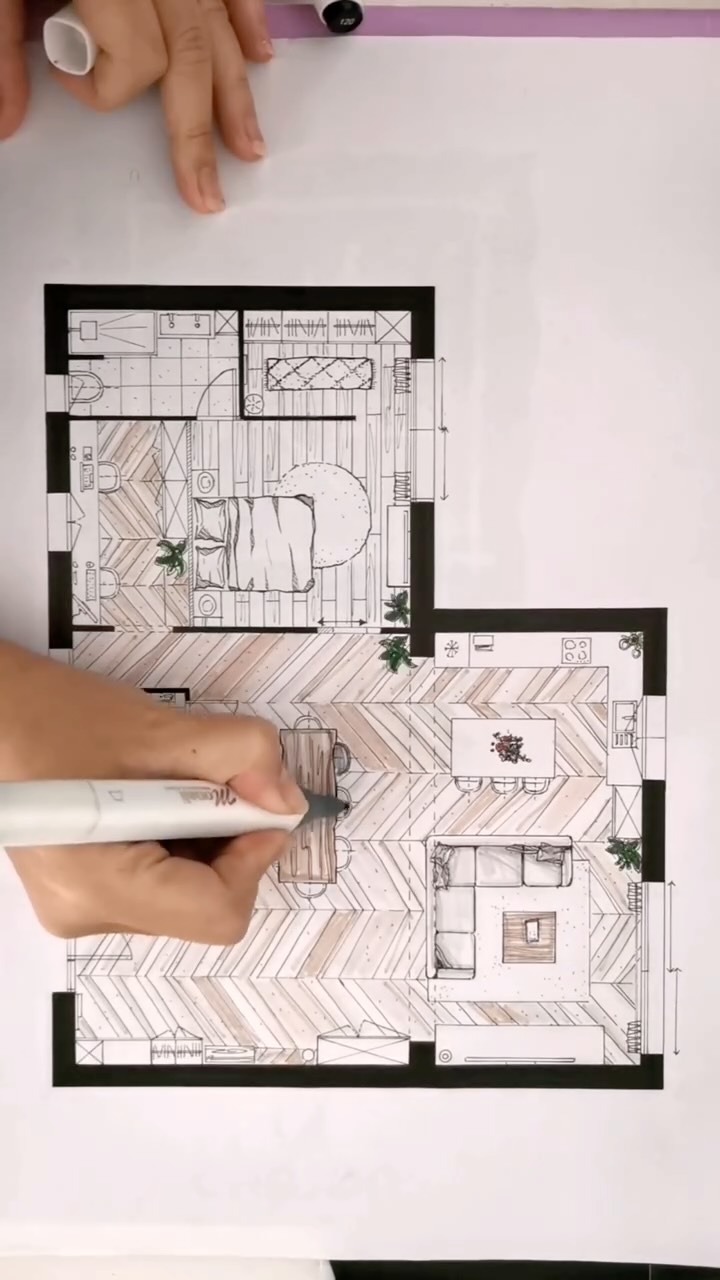 . Plan d'implantation .
Esquisse de plan à la main d'un RDC (séjour, chambre parentale + bureau) au promarker.
Bonne soirée à tous ✨
#architectedinterieur #architecturedesign #interiordesign #designdinterieur #decoration #decorationdintérieur #layout #esquisse #dessin #promarker #plan #plandinterieur #drawing #color #amenagementinterieur #homedeco #home #bordeaux
