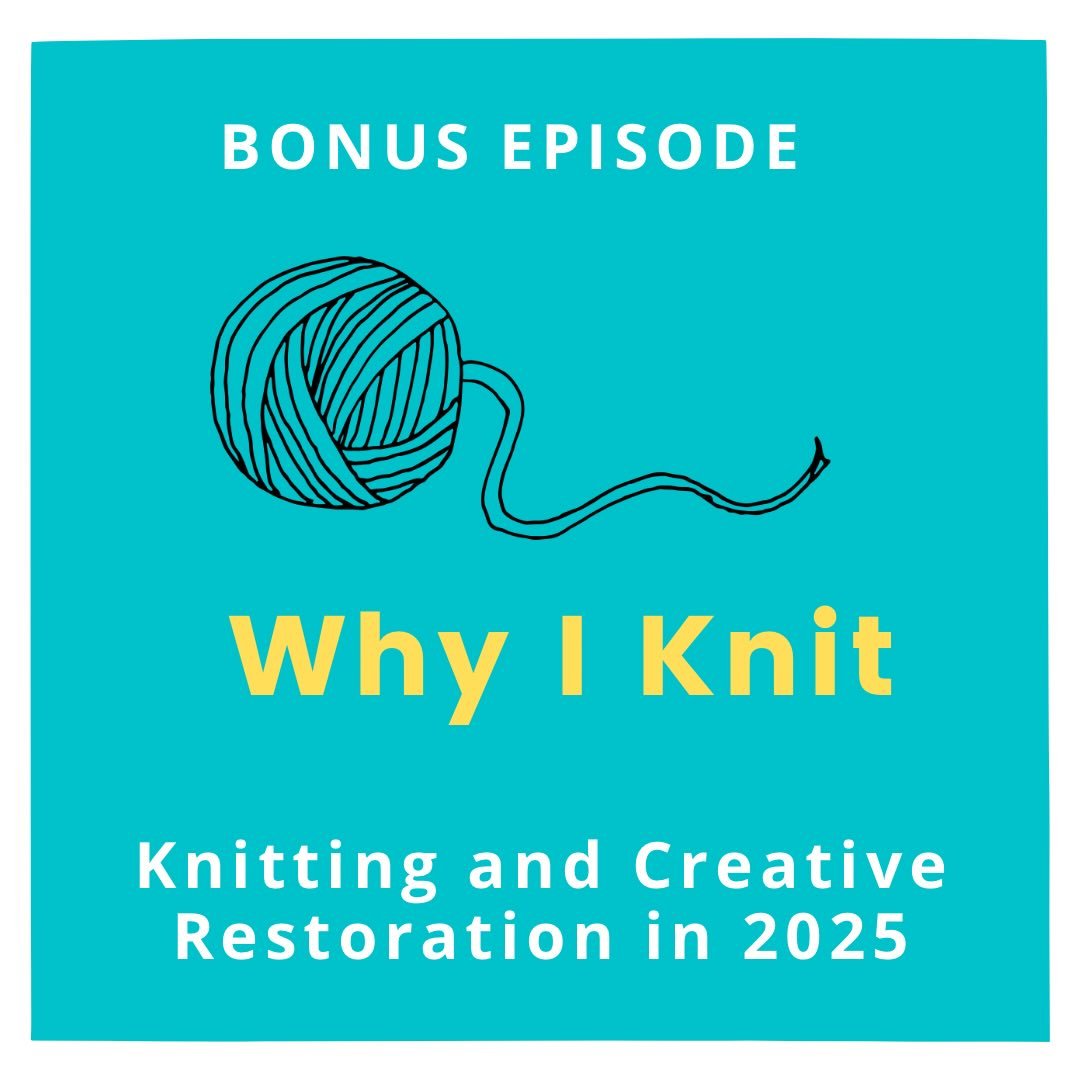 Our final podcast episode of the year is a round up of all our own creative projects and a reflection on a year of Creative Restoration- you can listen at the link in my bio or on your favourite podcast app.
Thanks so much for supporting the podcast this year
Mia and Paula x