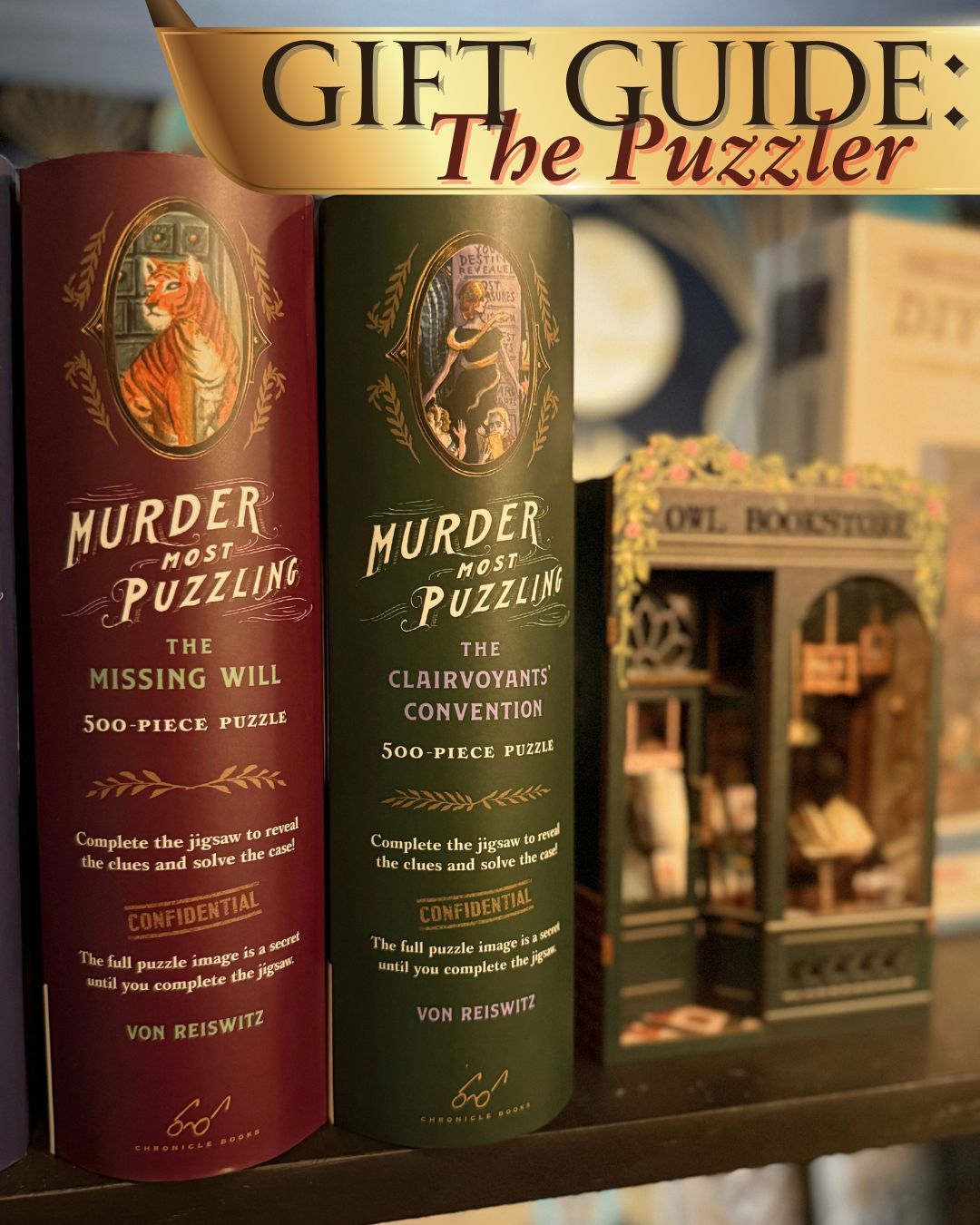 Shop local for the puzzler in your life!
Find us in our new location: 1329 Eubank Blvd.
Everyday 11-7
#Darkmarkarts #spooky #darkart #vultureculture #gothdecor #darkdecor #unique #oddities #odditiesandcuriosities #curiosities #tattooshop #speakeasy #puzzle #holiday #gifts #uniquegifts #abqtodo #shoplocal #shopsmall
