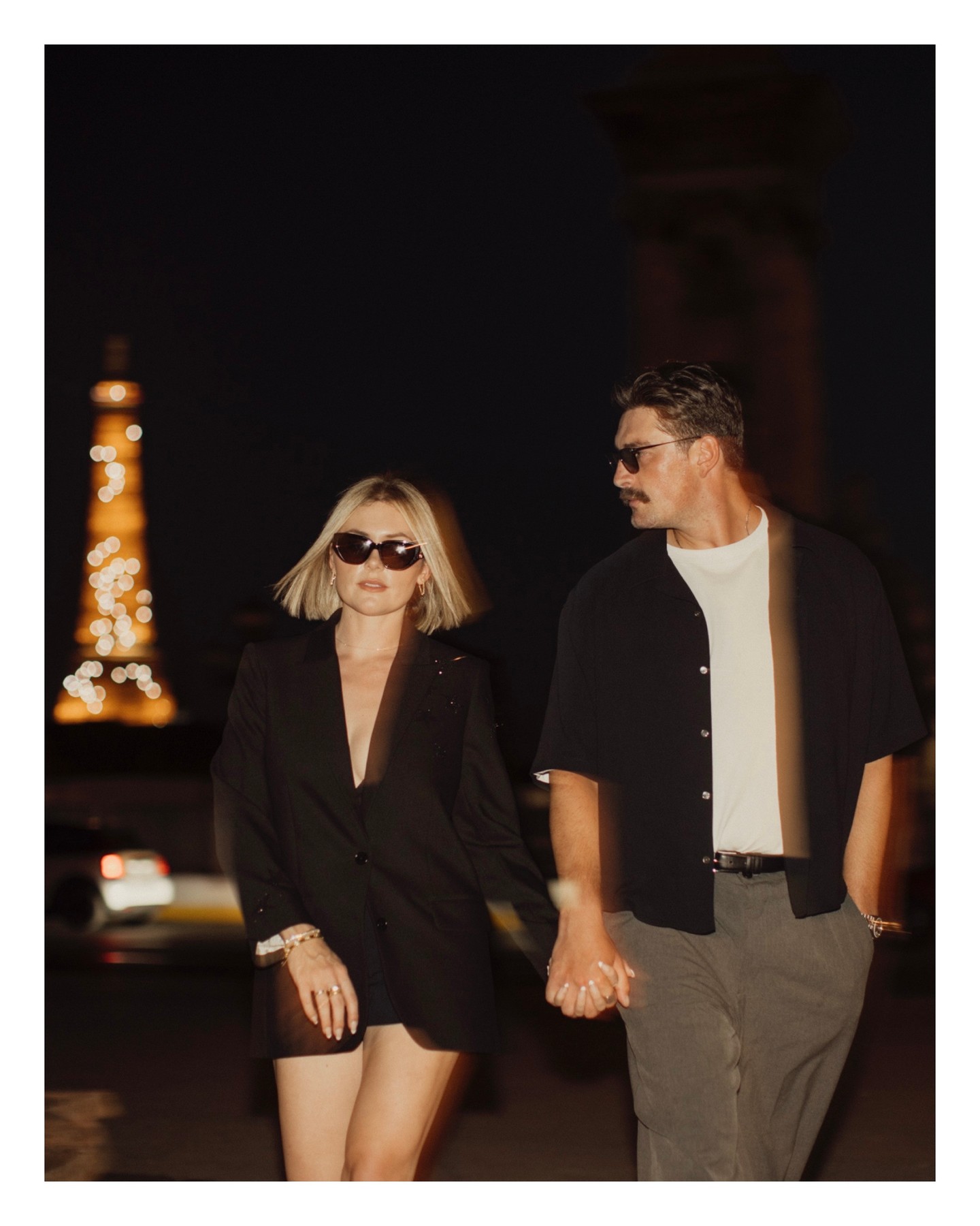 A chic anniversary night in Paris, lit by flash and streetlight ✨
There’s something magical about celebrating love in the city after dark — the glow of passing cars, the sparkle in your partner’s eyes, and the confidence of an all-black look that never fails.
If you’re planning an evening shoot, here’s a style tip: black outfits photograph beautifully under flash. They create clean silhouettes, keep the focus on emotion, and look effortlessly elegant against Paris streets.
Would you choose an all-black look for a nighttime session?
.
.
.
.
Visit our bio for more tip & inspired stories.
#parisengagement #parisengagementphotographer #parisphotographer
