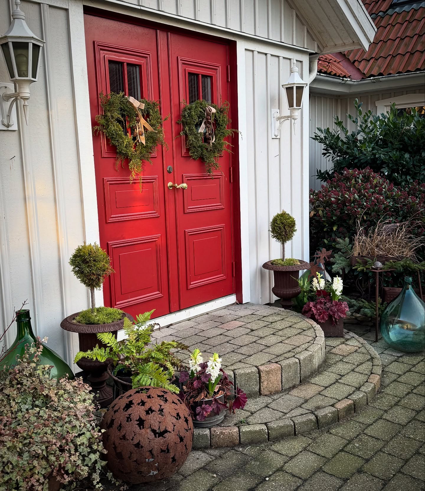~Vår entré~
Har fyndat några ”långt framskridet blommande” hyacinter och de är inte så dumt att placera dem i det stadiet utomhus. Här står de sig länge i vinter och snart har jag ytterligare ett gäng hyacinter som får komma ut, det gäller bara att ta ut dem i tid innan de vissnat. Löken hamnar sen i trädgården.☺️
#hyacinter #julblommor #entre #runevadstradgard #juldekoration