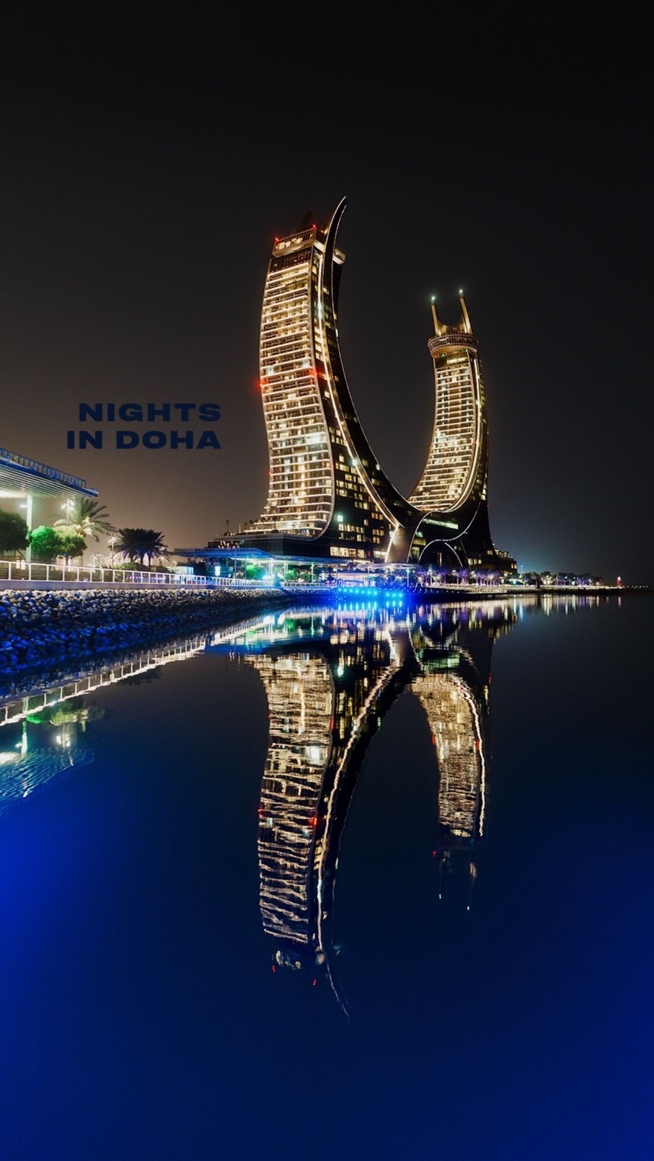 Nights in Doha @visitqatar #doha #visitqatar