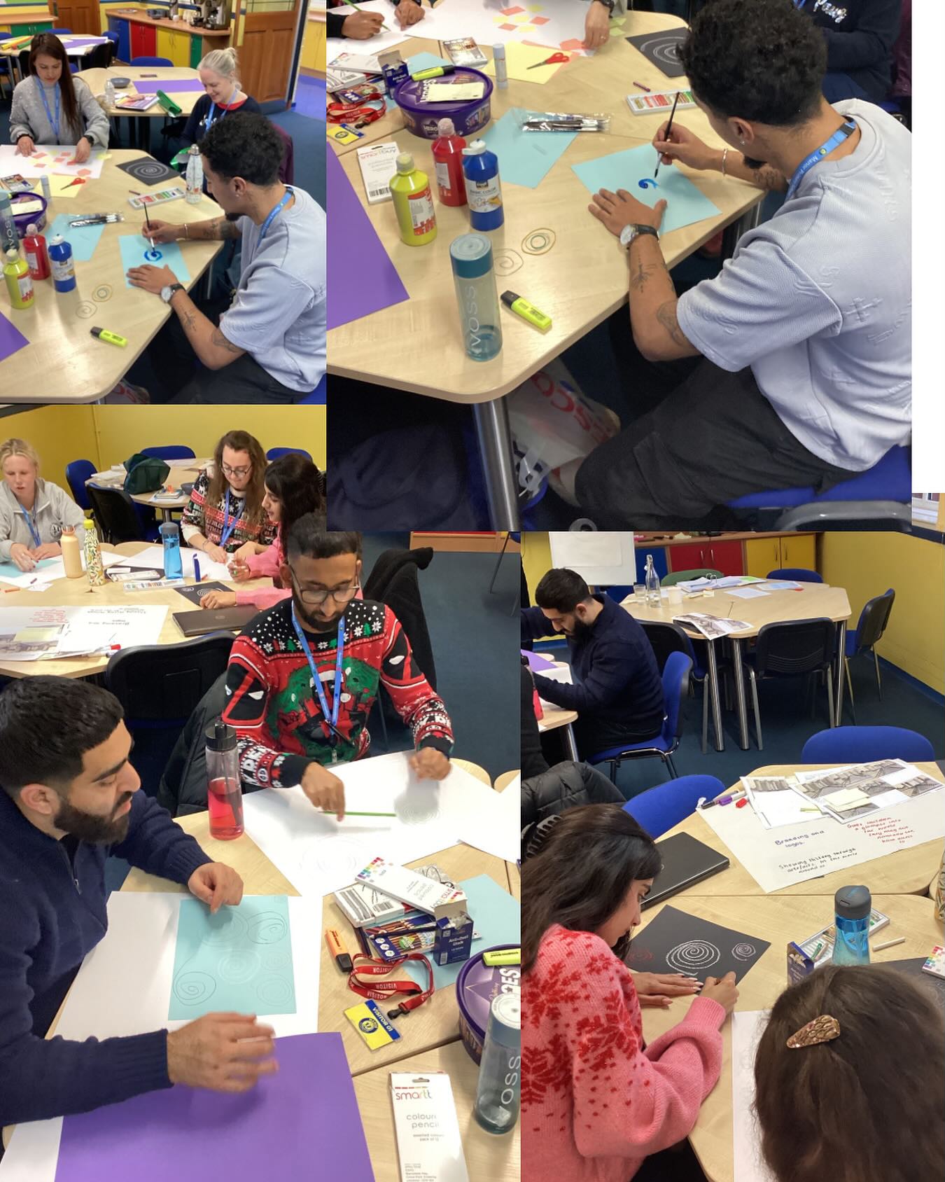 Today our trainees got hands on with creative teaching skills during our art day session. They explored ways to introduce painting, drawing, and simple craft projects to primary school pupils.
The classroom was full of colour , collaboration,and LOTS of imagination exactly what art should be.
#Art day #creativelearning @manormultiacademytrust @bb_scitt @get_into_teaching