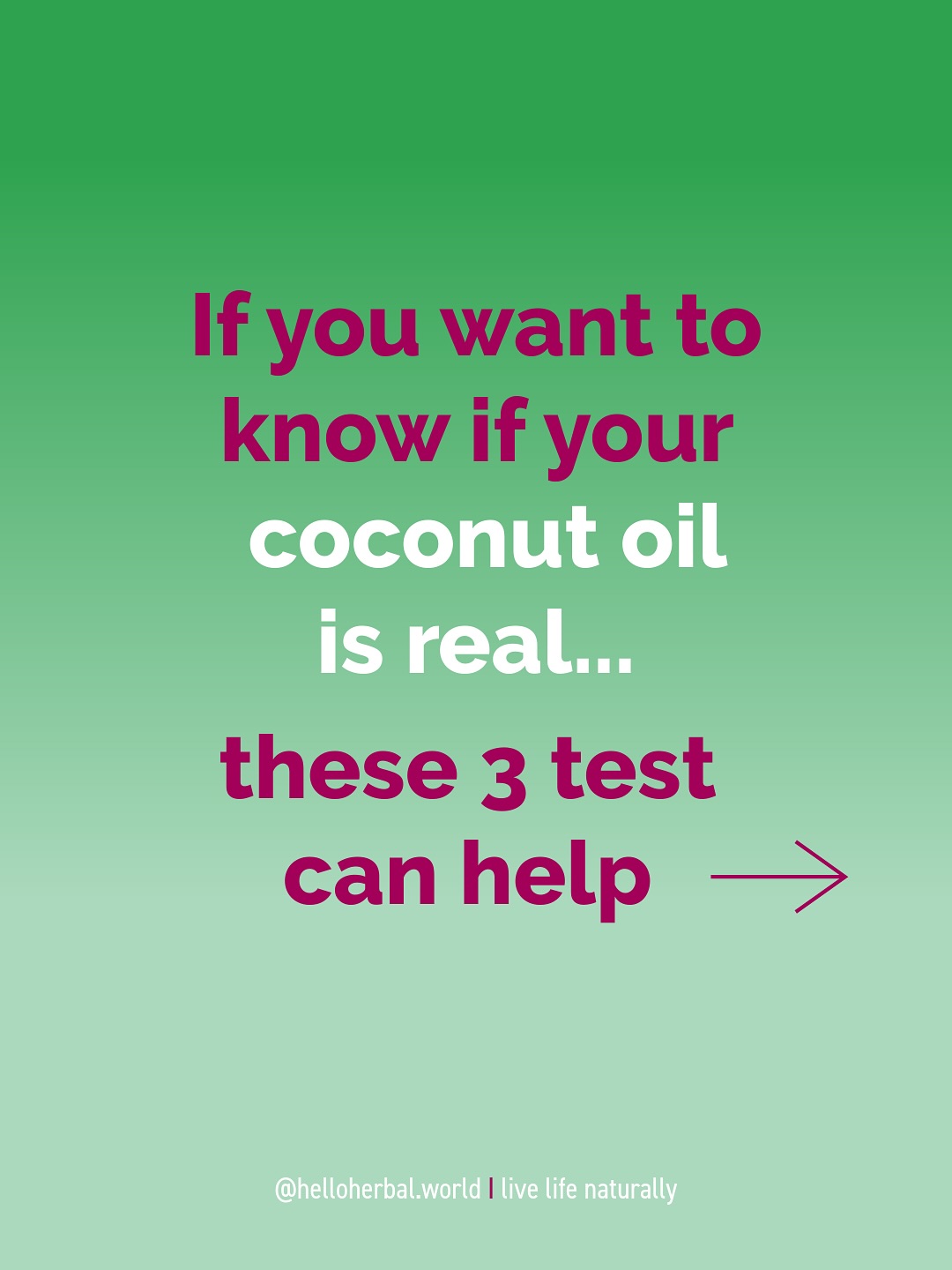 Have you ever tested if your coconut oil was actually real?
I did, and I discovered that even organic coconut oil can be tampered with in some cases. After yesterdayās reel, letās share the actual tests I did myself:
Coconut oil is popular for good reasons - which always attracts bad actors trying to cut corners on pure products. So better safe than sorry if you want to enjoy the fantastic health benefits of your (often expensive) coconut oil.
If you want to know whatās actually in your jar, you can follow the 3 tests I used to check 4 organic brands.
I put together a free PDF with:
ā The 3 tests you can do at home
ā The 4 brands I tested
ā Which one came out on top
(And no, Iām not sponsored š)
Want it? āØComment PUREā below and Iāll send it to you. š
Have you tested your coconut oil? Let me know what brand you use!
šSave and share this with someone who uses coconut oil (super nice if you do) š«¶āØš Follow @helloherbal.world for tips, recipes and DIYs to live life naturally
#coconutoil #coconutoilbenefits #nontoxicliving #healthyswaps #knowyourfood #foodquality #naturalbeauty #organicbeauty #realfoodtest #cleaneating #naturalliving #organic #coconut #NaturalRemedies