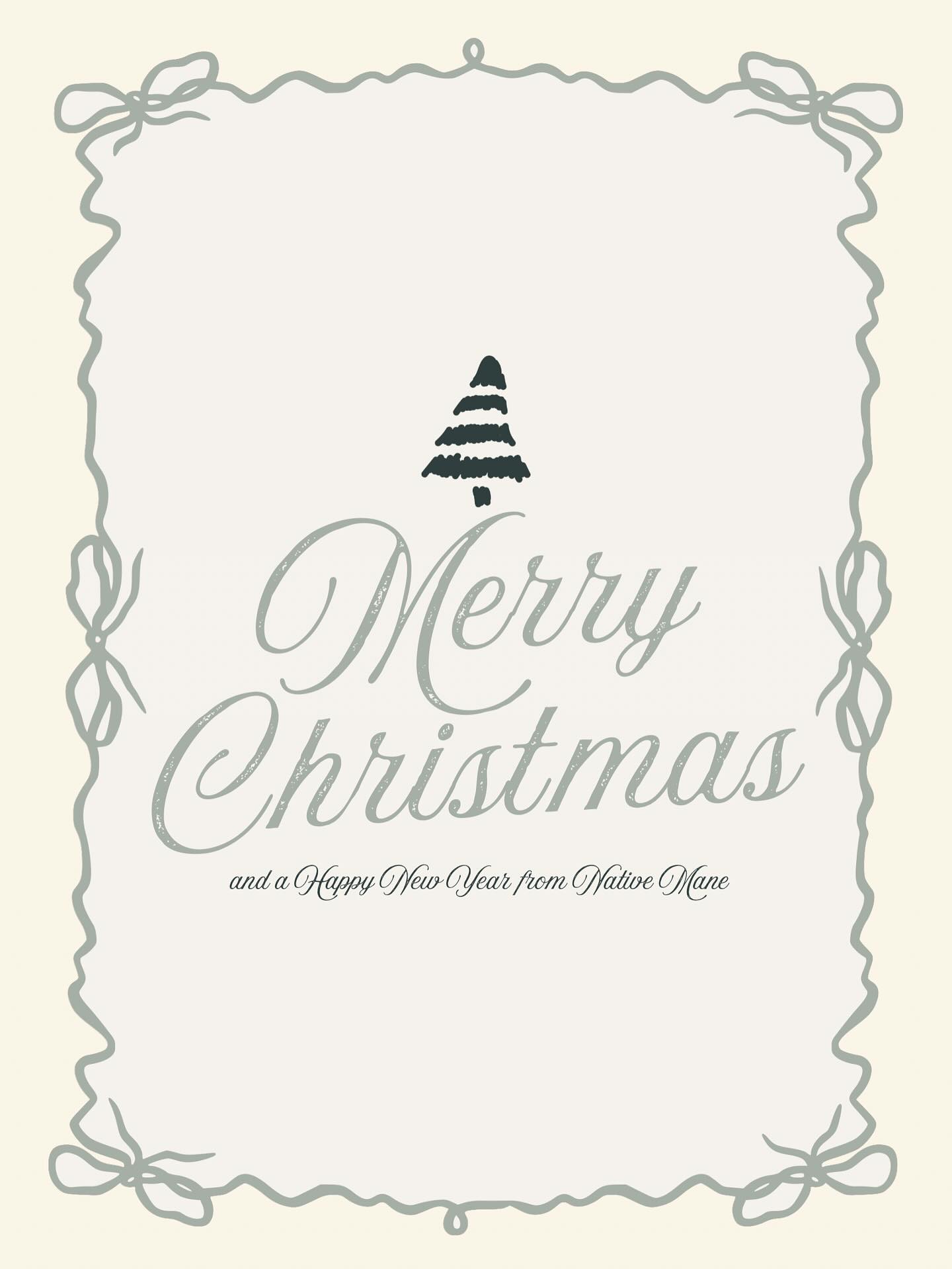 Thank you for being part of our Native Mane family ❤️
Wishing you a Merry Christmas and a Happy New Year 🎄🎅🏻
#merryandbright #merrychristmas #happyholidays #nativemanesalon