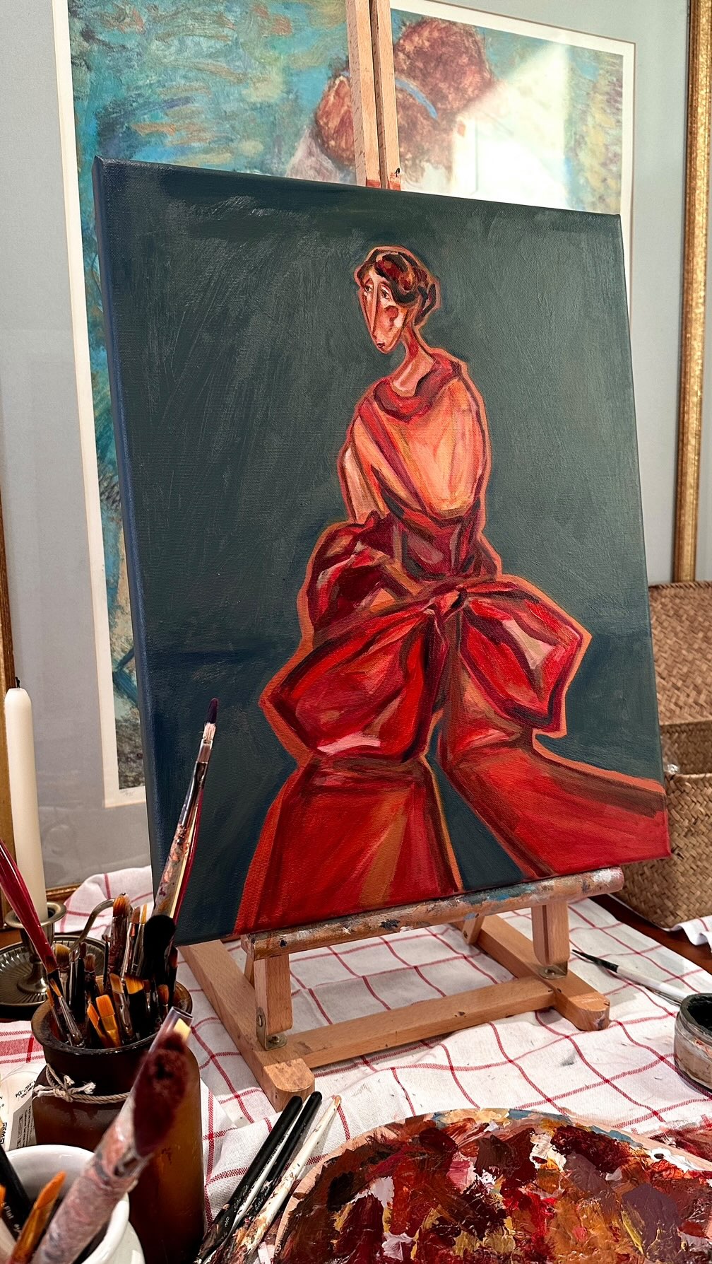 This Christmas, I will be gifting ‘Gia’ 🎁
Festive wishes to all,
I wanted to thank everyone for your support of my work this year. It’s been such an exciting and wonderful time.
I have painted ‘Gia’ for you all and wanted to send her to one of you as a gift and hopefully in her new home she will bring as much joy as she does to me ♥️
If you like ‘Gia’ and want me to put your name in the draw, just comment here.
I would love to know your favourite painting of mine.
On the 24th I will contact the person selected.
Frame or no frame whatever is preferred.
All my love and thanks,
Constance
.
#artist #art #artforyourhome #portraitart #artforinteriors #interiorstyle #painting