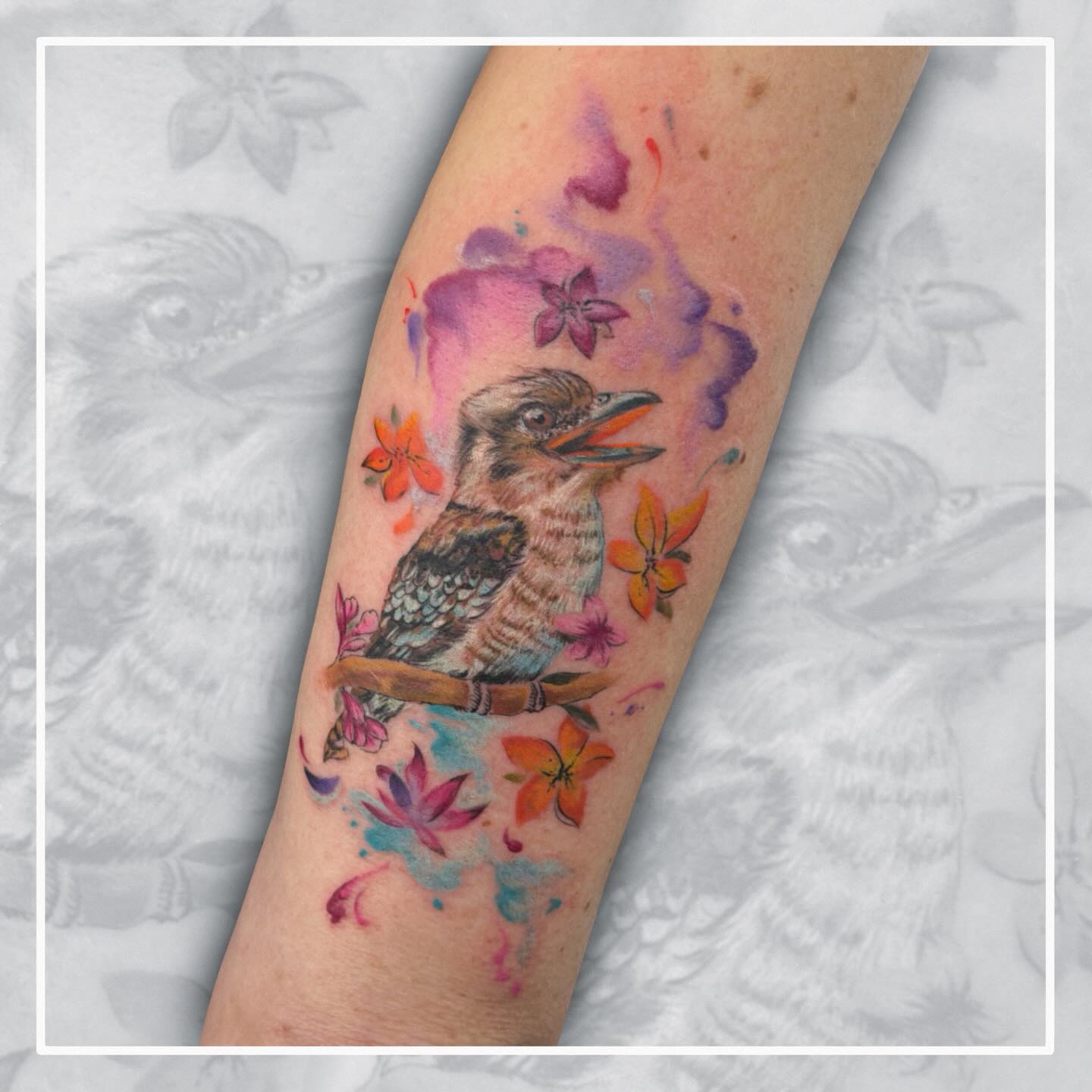 Merry merry king of the bush is he.
Laugh, Kookaburra, laugh, Kookaburra, Gay your life must be 🎶
- The happiest bird ever !
DM or Email for all bookings and enquiries
- inkingtattoos@gmail.com
.
.
.
#sydneytattooartist #sydneytattooist #kookaburra #kookaburratattoo #deewhy