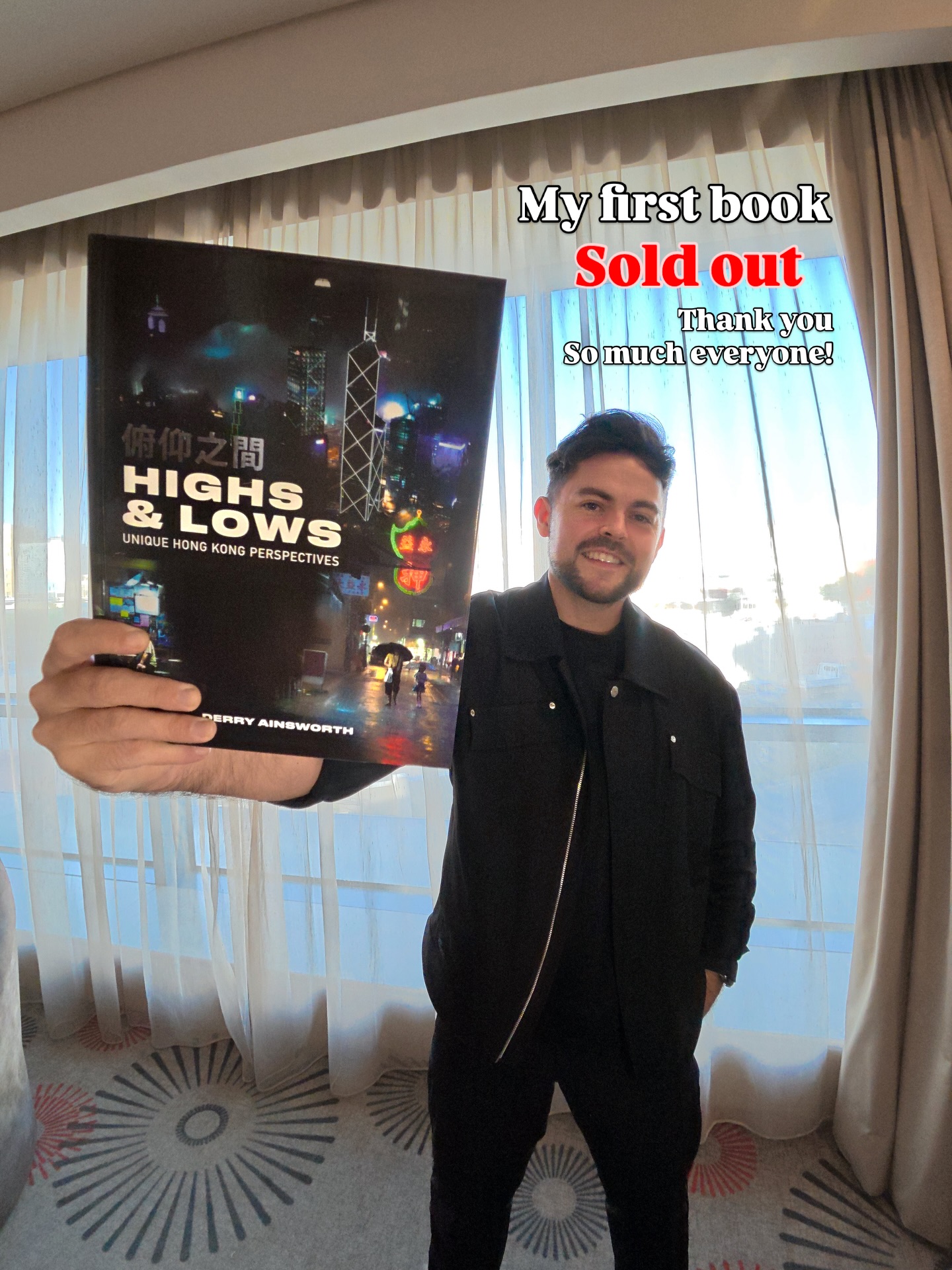 My new book sold out - thankyou so much!!! What an end to 2025 🙏#hongkong #highsandlows