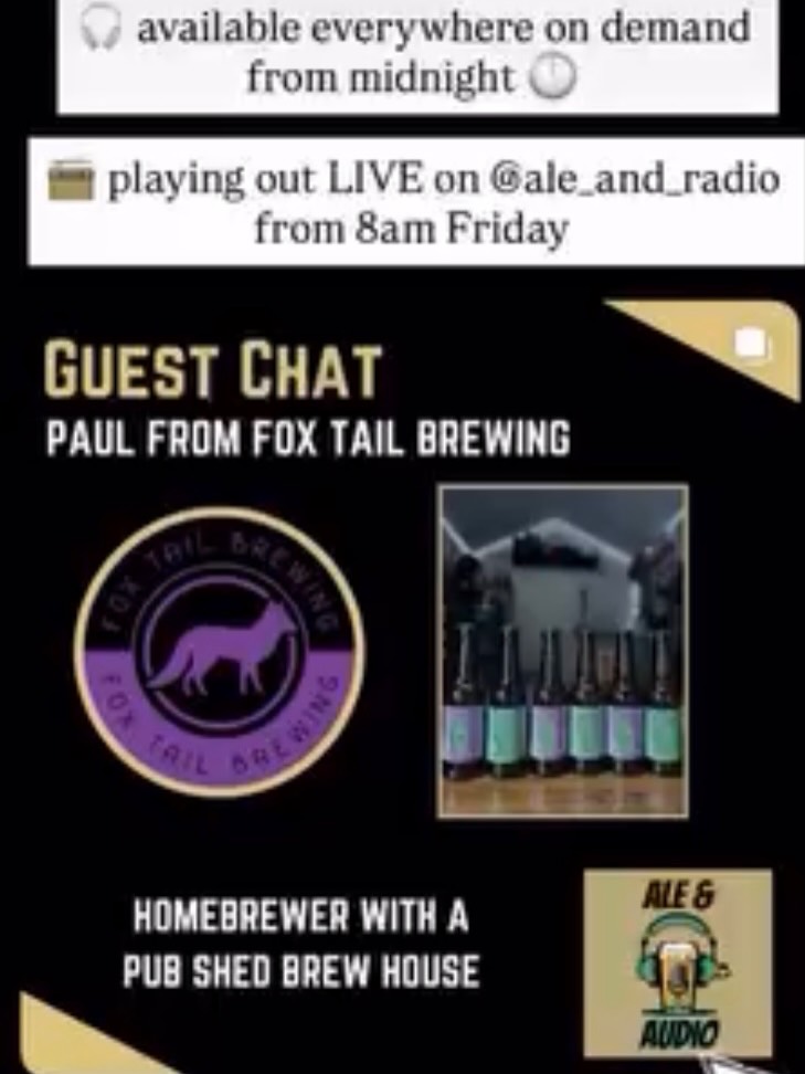 What an awesome year my little hobby brewery has had. From having my beer thoroughly reviewed by @the_spencer_arms which I think I’ve watched about 20 times, appearing on the excellent chat sh!t shed podcast on @aleandaudio with @the_hardy_arms and @andydunn83 and then being featured in the @societyofindependentbrewers magazine.
I also got a Craft beer diploma from @cornelluniversity and passed the @wsetglobal level 2 course in beer
It’s been an awesome year for #FoxTailBrewing. My next project is a barrel aged stout….to be ready by Autumn next year!