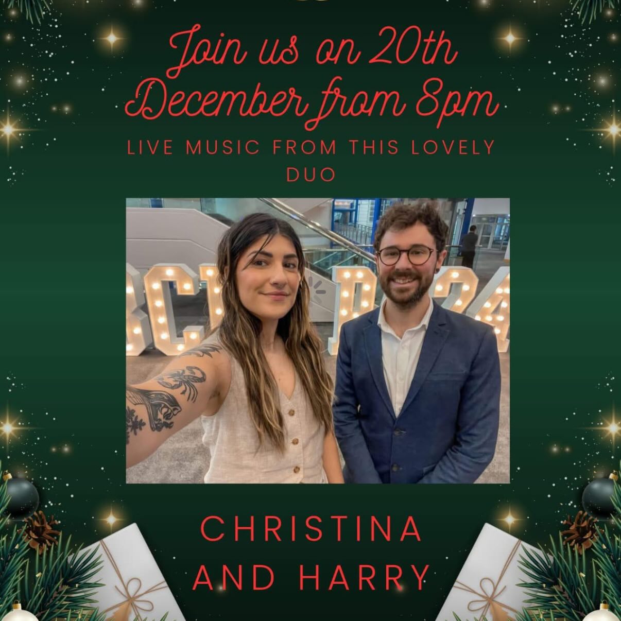 Join us for 2 festive gigs today! @birminghamchristmasmarket in Birmingham City centre 12-2pm 🎄 and @the.cadland from 8pm!
#nottingham #livemusic