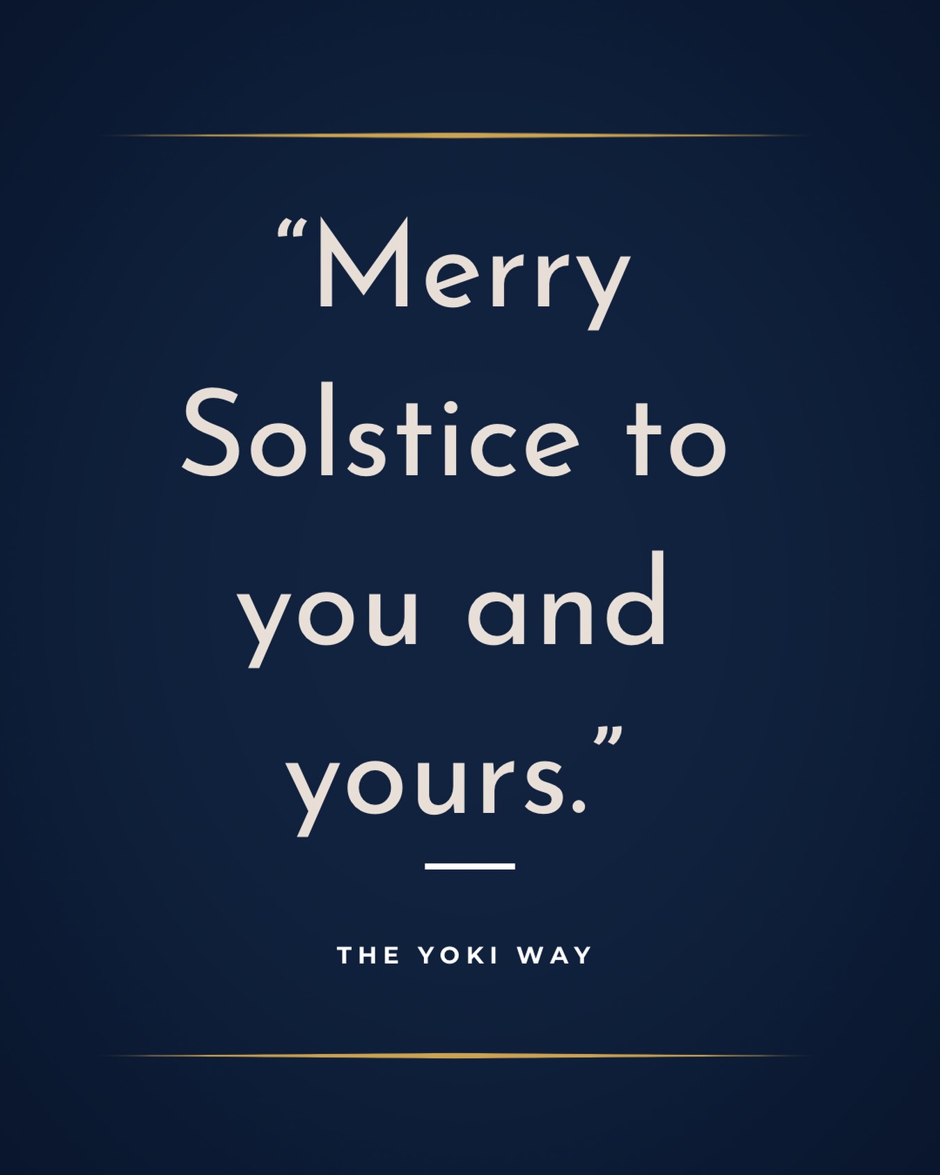 wishing you peace and a happy winter #theyokiway #solstice #wintering