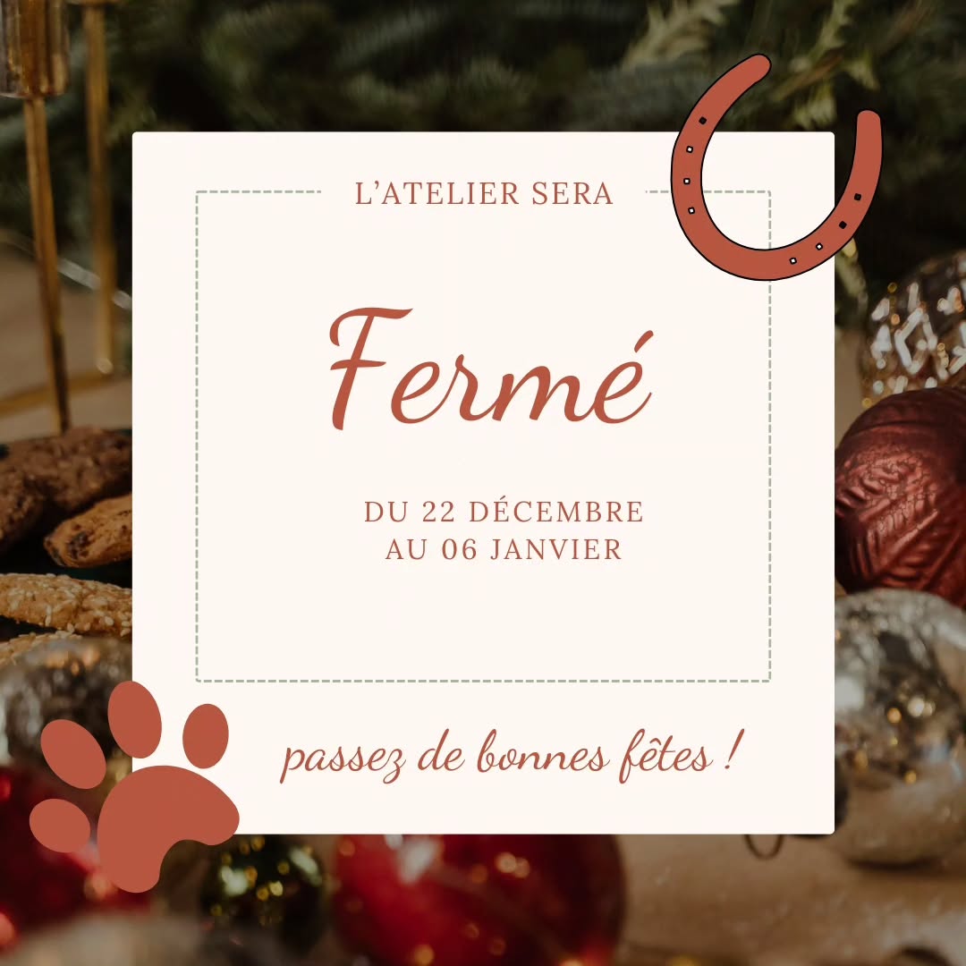 ✨ Pause de fin d’année à l’atelier ✨
L’atelier sera fermé du 22 décembre au 6 janvier inclus.
Il est temps pour moi de lever un peu le pied et de profiter des fêtes 🎄
Merci pour votre confiance, vos commandes et vos échanges tout au long de l’année.
Je vous souhaite de très belles fêtes de fin d’année, pleines de douceur et de partage !
On se retrouve début janvier pour de nouveaux projets 🤍
#latelierduharas #fetesdefindannee #artisanalocal #Cuir #madeinfrance🇫🇷
