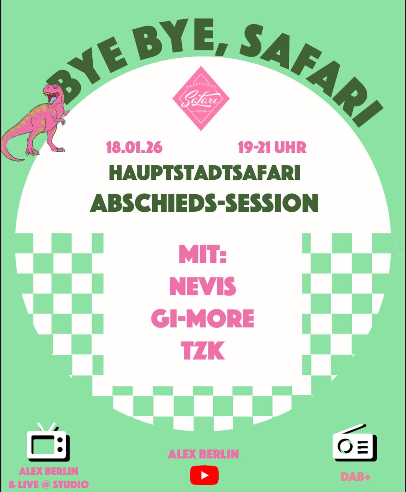 🖤 10 Jahre Hauptstadtsafari – ein letztes Mal on Air 🖤
Am 18.01. senden wir ein letztes Mal Hauptstadtsafari und machen daraus eine Abschiedssendung, die genau das feiert, was diese Reise ausgemacht hat: (Underground-)Musik, Radio und die Liebe zur Berliner Kulturszene.
Mit dabei:
@nevismusik: Tolle Indie-Band aus Berlin
@lennardbensch: Gewinner*in des Underground Release des Jahres 2022
@tzk030: Die neuen Stars am Berliner Hip-Hop Himmel
Wenn ihr uns in den letzten 10 Jahren gehört, supportet, begleitet habt: Kommt vorbei.
Wenn ihr uns neu entdeckt habt: Kommt auch vorbei.
👉 Schreibt uns einfach eine DM, um auf die Gästeliste zu kommen – first come, first serve.
Das ist kein Ende. Das ist ein Abschluss mit offenen Armen.
18.01. / 19–21 Uhr – alle sind eingeladen. 🫶
Rudolfstr 1-8 // Berlin