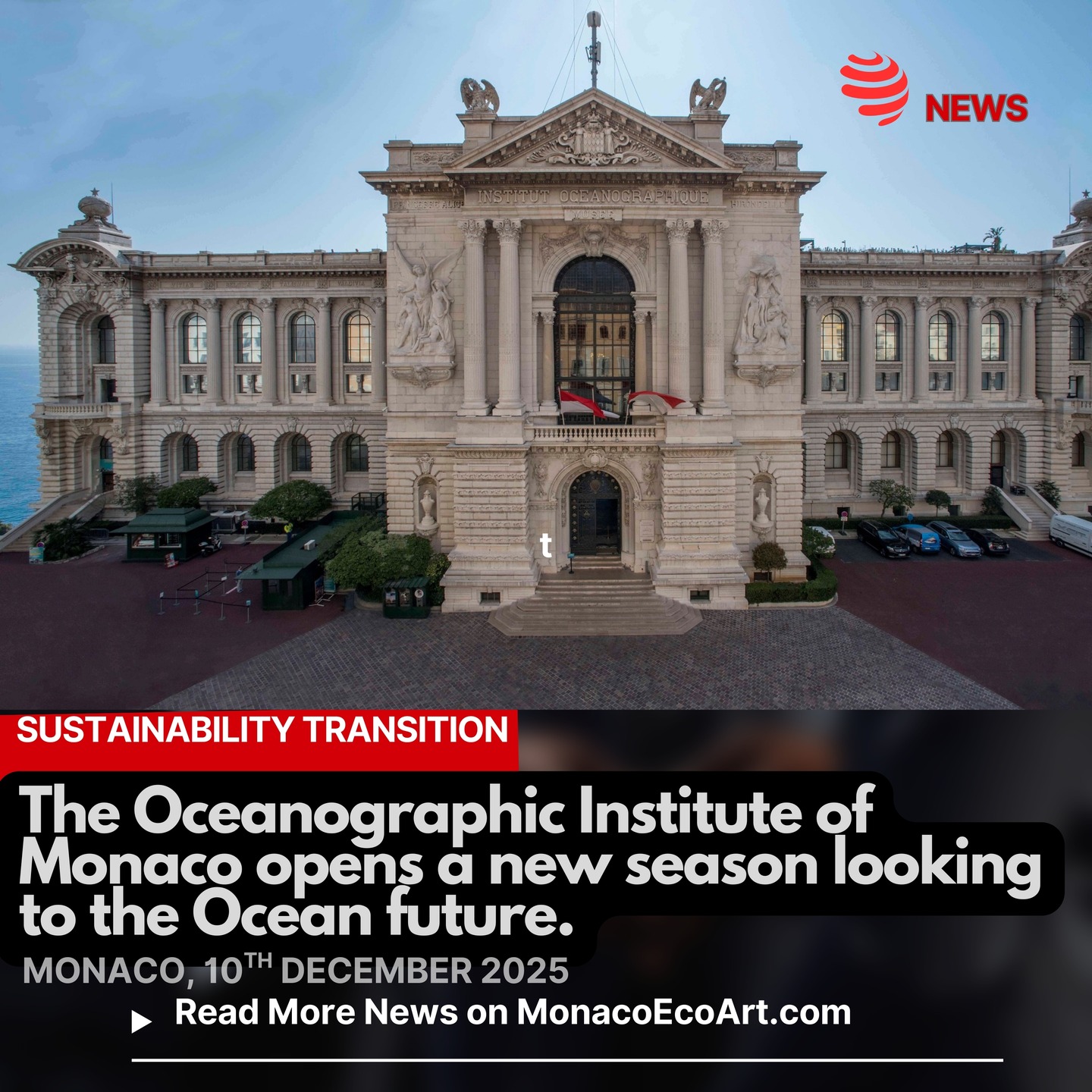 ✒🇲🇨 MONACŒCOART®
🌊🌐 SUSTAINABILITY TRANSITION
🇬🇧🇺🇸 The Oceanographic Institute of Monaco opens a new season looking to the Ocean future.
🇫🇷 L’Institut océanographique de Monaco ouvre une nouvelle saison en regardant l’avenir de l’Océan.
🇮🇹 L'Istituto Oceanografico di Monaco apre una nuova stagione guardando al futuro dell'Oceano.
🇪🇸 El Instituto Oceanográfico de Mónaco abre una nueva temporada que mira al futuro del Océano.
Read the full text of the article at: www.monacoecoart.com
#action #awareness #biodiversity #conservation #climate #ocean #future #education #development #monaco #montecarlo #research #efficiency #civilsociety #epert #governance #knowledge #scenario #researcher #raising #musée #océanographique 📸 © @oceanomonaco @amisdumuseeoceanographique @iucn_europe - Contents and Layout: © MonacoEcoArt.com