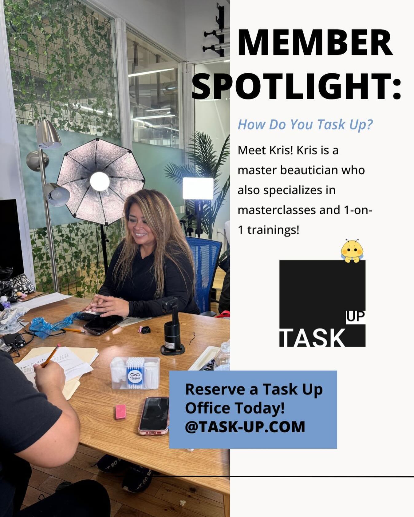 Head to task-up.com today to become a part of our amazing community! Let’s Task Up, Together! 💼🏙️🎥✨👩💻
#phillycoworking #coworkinphilly #supportphilly #coworkingspace #meetingspace