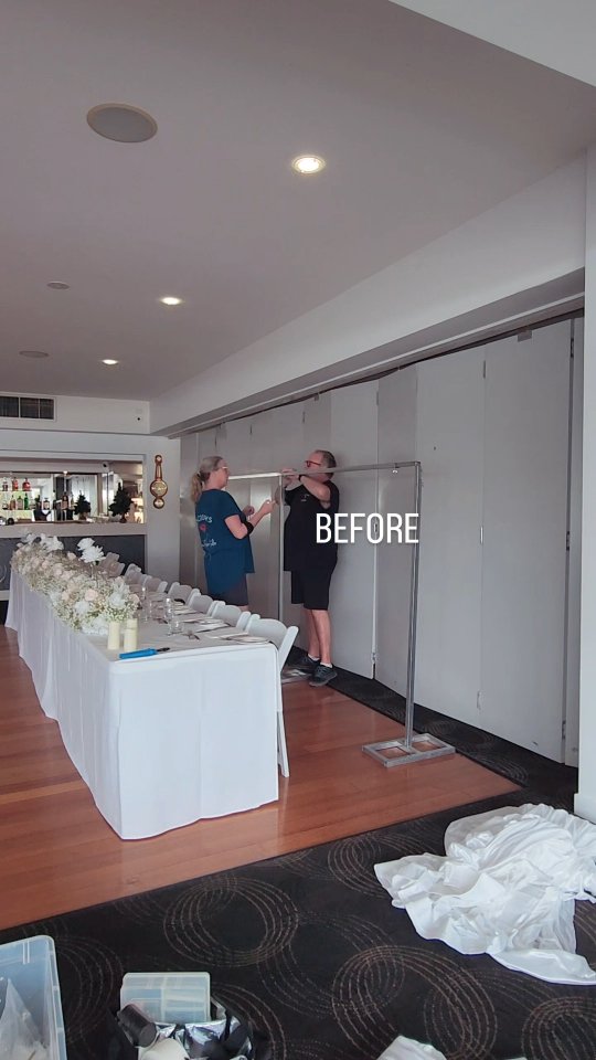 What you see in ten seconds is the energy, teamwork, and care that goes into styling a wedding space from the ground up.
From draping the gazebo to finishing the bridal table, every detail is placed with intention so the couple can walk in feeling relaxed, excited, and completely present on their day.
These bridal table curtains are a new addition to our styling range, and we absolutely love how they soften the space and bring everything together.
Styled with pride, and always with the couple at the heart of it.
#weddingstylistmelbourne #melbourneweddings #weddingceremonystyling #weddingsetup #behindthesceneswedding weddingbeforeandafter bridaltablestyling weddingdraping weddingdecorhire weddingfloristmelbourne fauxflorals artificialweddingflowers weddinginspirationmelbourne bridetobe engagedcouple weddingplanningaustralia yarra_valley_weddings dandenongrangesweddings pakenhamflorist decodays