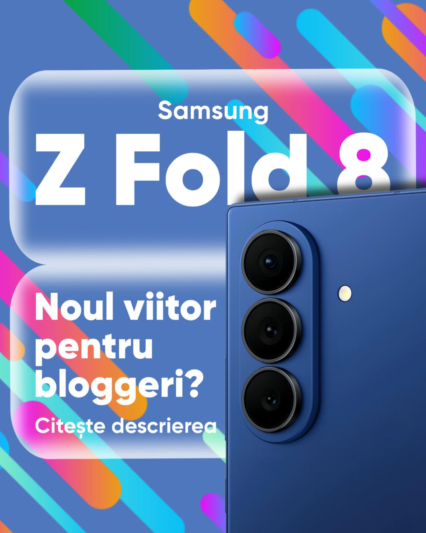 📸 Samsung Galaxy Z Fold8 – Salt mare în fotografia mobilă!
Samsung nu se oprește din a uimi, iar următorul Galaxy Z Fold8 promite upgrade-uri serioase în departamentul foto 🌟. Conform ultimelor zvonuri, noul model va păstra senzorul principal de 200 MP, dar va primi îmbunătățiri importante pe camerele telefoto și ultrawide, aducându-l mai aproape de performanțele seriei Galaxy S. 
📍 Ce noutăți sunt așteptate:
• 📷 Telefoto îmbunătățit – Senzor de 12 MP cu zoom optic 3x (față de 10 MP la Fold7) pentru cadre la distanță mai clare și detaliate. 
• 🌄 Ultrawide impresionant – Camera ultrawide sare de la 12 MP la 50 MP, ceea ce înseamnă detalii mai fine, peisaje mai clare și rezultate mai bune în lumina naturală. 
• 🤳 Totodată, se păstrează camerele selfie de 10 MP pe ecranul interior și exterior. 
📆 Lansarea este estimată pentru luna iulie 2026, iar aceste îmbunătățiri ar putea face din Z Fold8 unul dintre cele mai versatile telefoane foto din segmentul pliabil. 
📸 Samsung Galaxy Z Fold8 — серьёзный апгрейд камеры!
Samsung готовит большие изменения в камерах будущего Galaxy Z Fold8. По последним утечкам, складной флагман получит значительные улучшения фото-возможностей, приближаясь к уровню серии Galaxy S.
🔥 Что ожидается:
• Основная камера 200 МП — ещё больше деталей и чёткости
• Улучшенный телефото-модуль для качественного зума
• Новая ультраширокая камера с более высоким разрешением
• Лучшая съёмка при любом освещении 📷
📅 Ожидаемый релиз — 2026 год.
Если слухи подтвердятся, Z Fold8 может стать одним из лучших складных смартфонов для фото и видео.