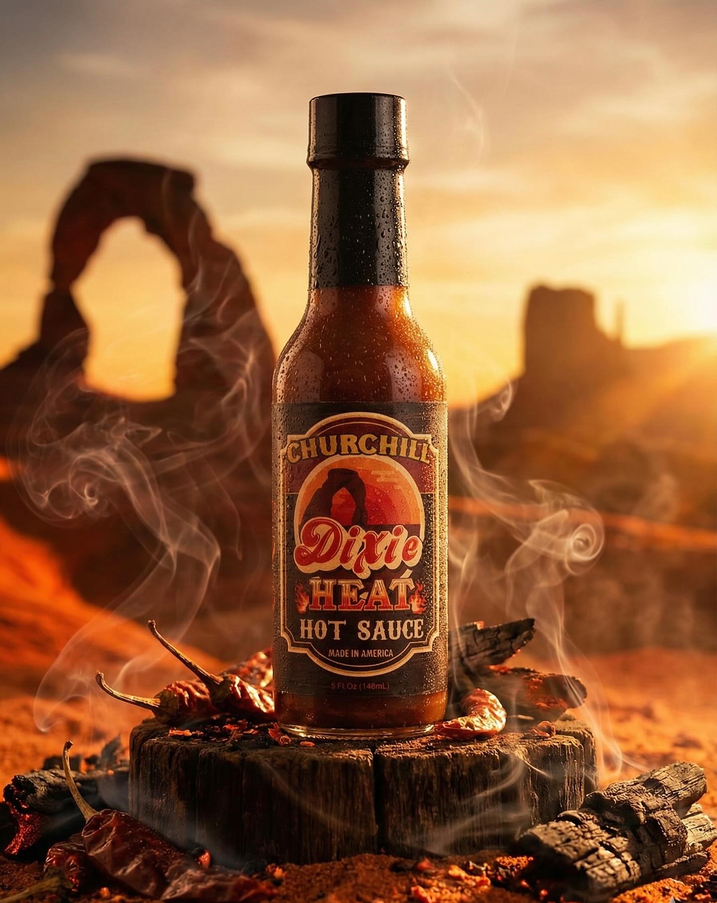 This is the heat level that puts anyone in their place! If you think you like it HOT this will humble you and set a new standard for EXTREME HEAT.
Dixie Heat is HOT but still maintains a very good full flavored hot, hot, HOT sauce!
One drop will light you up! 🔥 🔥
An all-natural small batch hot sauce with aged Chili peppers. This pepper blend along with our special chili sauce create a deep and smooth path to H O T with a delicious hot sauce with a smooth FIRERY HOT 🥵 EXPLOSIO - get it..it’s HOT!
Suggested Pairings: Tex-Mex dishes, Mexican foods, meat marinades, hot subs, ice cream, cheese dipping, and most of all as the base for our rubs & dips!
Heat Rating: 20 outta 10! 🔥
www.Churchilljerky.com
#churchilljerky