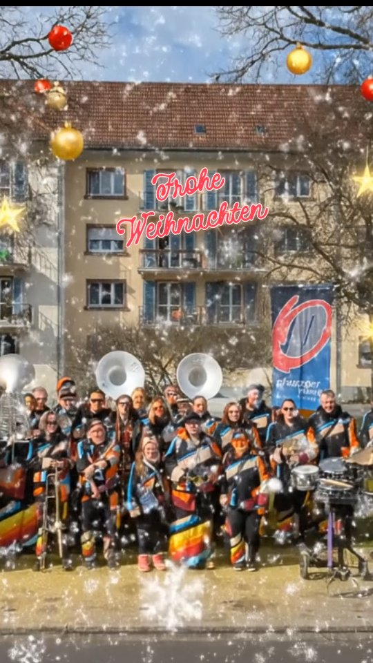 🎄✨ Weihnachtsgrüße von den Pfuutzgern ✨🎺
Wir wünschen euch eine gemütliche Weihnachtszeit, erholsame Feiertage und einen richtig guten Rutsch ins neue Jahr!
Bleibt gesund – wir sehen uns bald wieder mit ordentlich Party an der Fasnet 🥁🔥