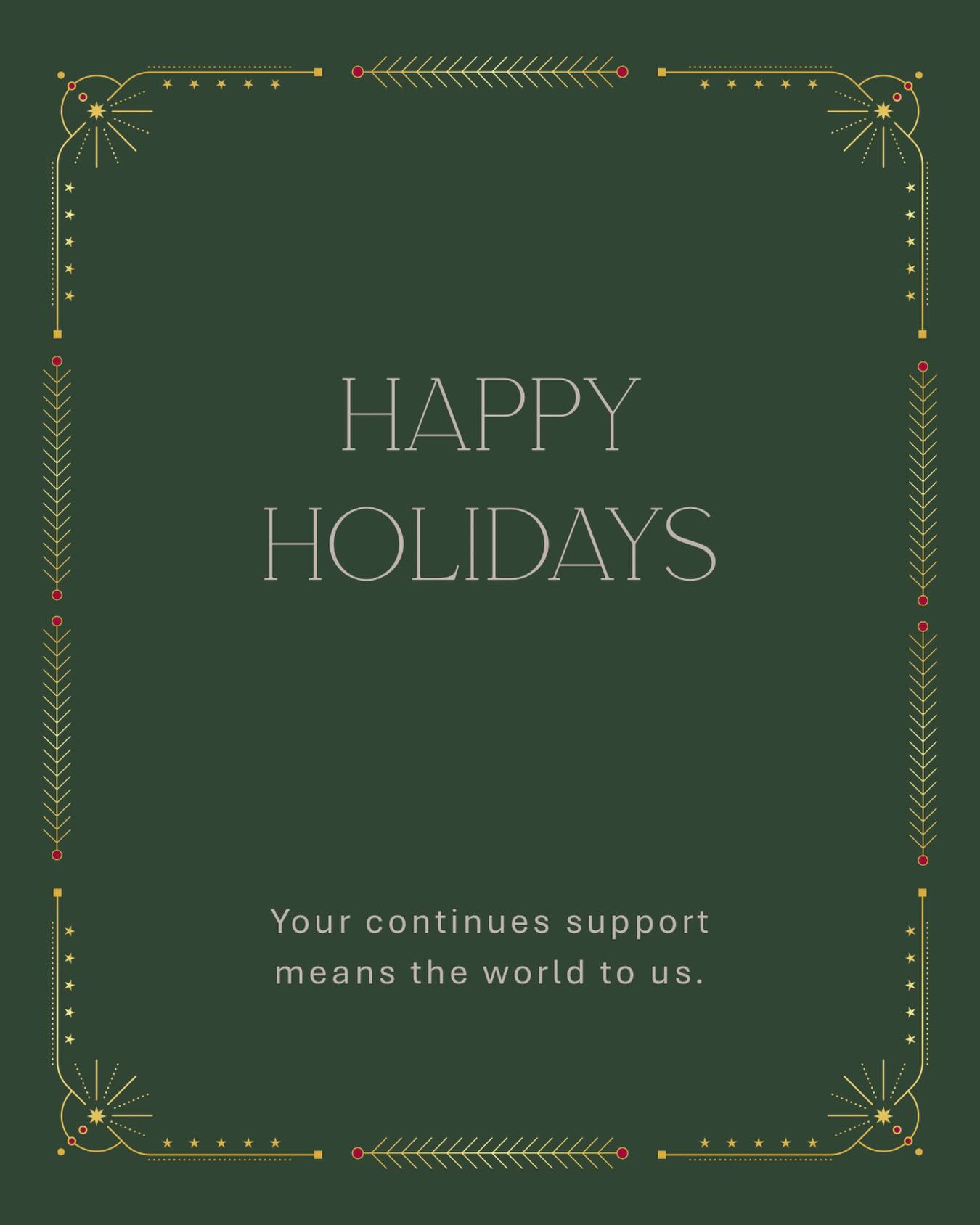 As the year comes to a close, we’d like to thank all our clients for their support throughout the year 🤍💫
Wishing you a happy and relaxing holiday season🎄✨