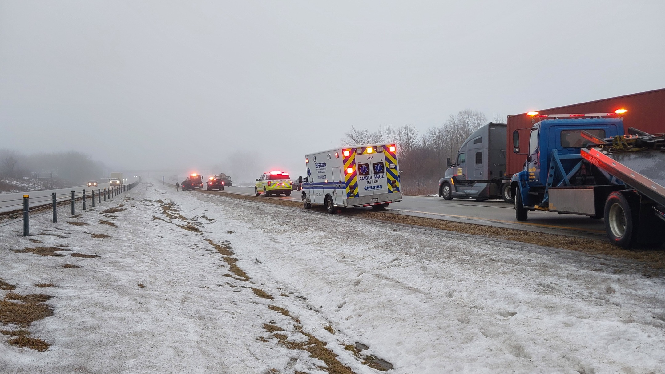 Weekly Call Summary: December 14-20, 2025
📍12/15 @ 4:53 p.m. - 800 Blk. Enterprise Dr, for a fire alarm activation. Crews investigated and found a sprinkler system failure.
📍12/16 @ 1:14 p.m. - STH 60 and Hetzel Way, for a two vehicle injury crash. Crews assisted EMS with patient care and assessed vehicles for hazards. We also assisted with traffic control until vehicles were removed from the scene.
📍 12/16 @ 3:48 p.m. - 200 Blk. Weil Dr, for a commercial fire alarm. Crews arrived to find a failed sprinkler pipe flowing water. The system was put out of service and the business was referred to a repair company.
📍12/17 @ 8:49 a.m. - 1900 Blk. American Eagle Dr, for a commercial fire alarm. Crews were canceled after it was confirmed to be a false alarm from maintenance.
📍12/17 @ 8:18 p.m., - 1000 Blk. E Commerce Blvd, for a general fire alarm. Crews were canceled after it was confirmed to be a false alarm.
📍12/18 @ 10:20 a.m. - I-41 SB at Hillside Rd, for a two vehicle injury crash. Crews provided traffic control while EMS was on scene. and assessed vehicles for hazards.
📍12/18 @ 12:19 p.m. - 100 Blk. W Washington St, for a building collapse. On arrival, a field stone detached garage was found to had a wall collapse. The power was shut off to the building and some property was removed prior to tear down of the structure. No injuries occurred.
📍12/19 @ 2:27 p.m. - 5000 Blk. Wickert Dr, for a carbon monoxide alarm with symptoms. Investigation was unable to find any cause for alarm and the residence was deemed safe.
📍12/20 @ 8:58 a.m. - 200 Blk. W Washington St, to assist Lifestar EMS on a patient lift. An engine company responded to assist.