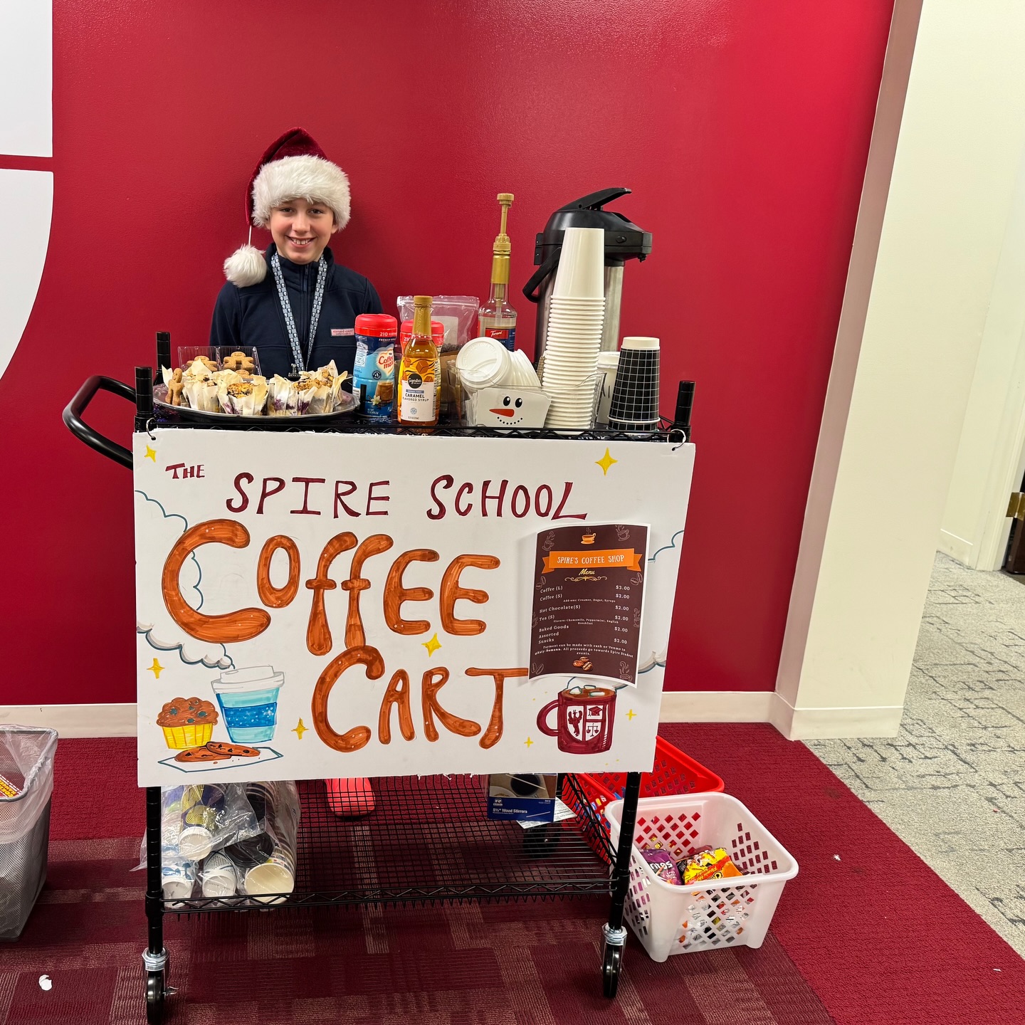 Our first ever coffee cart was a SUCCESS! Thank you to all who supported it. We just might keep it around 😉❄️☃️