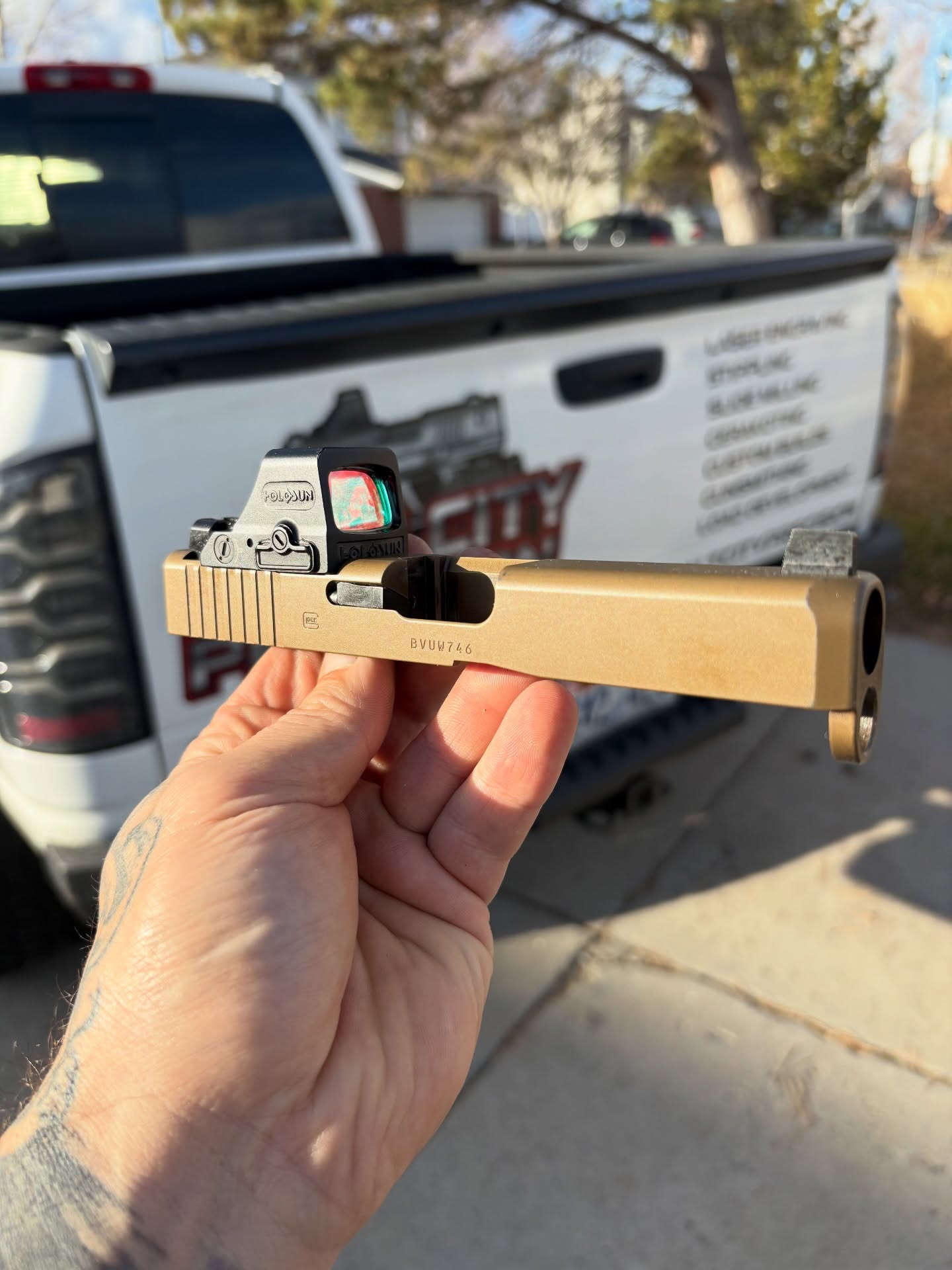 508T cut on this 19X topped off with a set of @angrybeararms2.0 blackout irons. And we can’t for get about those 🍈🍈.