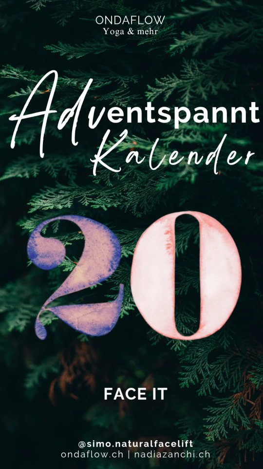 💫Türchen 20 | Face it💫
Simonetta bietet in Mellingen erholsame Gesichtsmassgen an, die die Entspannung und Glättung der Gesichtszüge unterstützen können💆♀️
In diesem Video zeigt sie dir eine tolle Selbstmassagetechnik mit kleinen Bällen für dein Gesicht. Das ganze Video findest du auf Youtube. Den Link findest du in den Kommentaren👇
🎁Das Beste daran: Du kannst 3 Sets dieser kleinen Bälle gewinnen.
👉Folge Simonetta @simo.naturalfacelift auf Instagram
👉Schenke dem Video ein Herz
Wer Simonetta gerne im Studio @ondaflow.ch kennenlernen möchte: Sie ist im Rahmen des Face Yoga Blockkurse vom 9. Januar bis 20. Februar unter der Leitung von Zhanna Gastodozentin. Weitere Workshops mit Simonetta sind in Planung.
Hast du Fragen zur Face Yoga oder Natural Face Lifting? Melde dich gerne direkt bei Simonetta. Sie freut sich auf dich🩵
#faceyoga
#naturalfacelifting
#yoga
#adventskalender
#selfcare